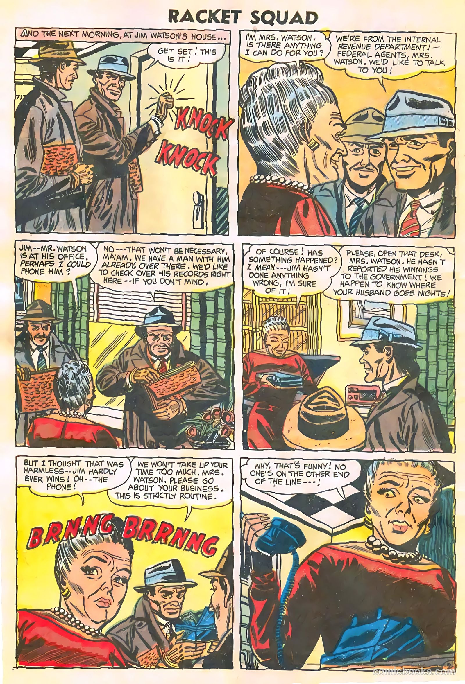 Racket Squad in Action #11 (1954) — page 4 of 36