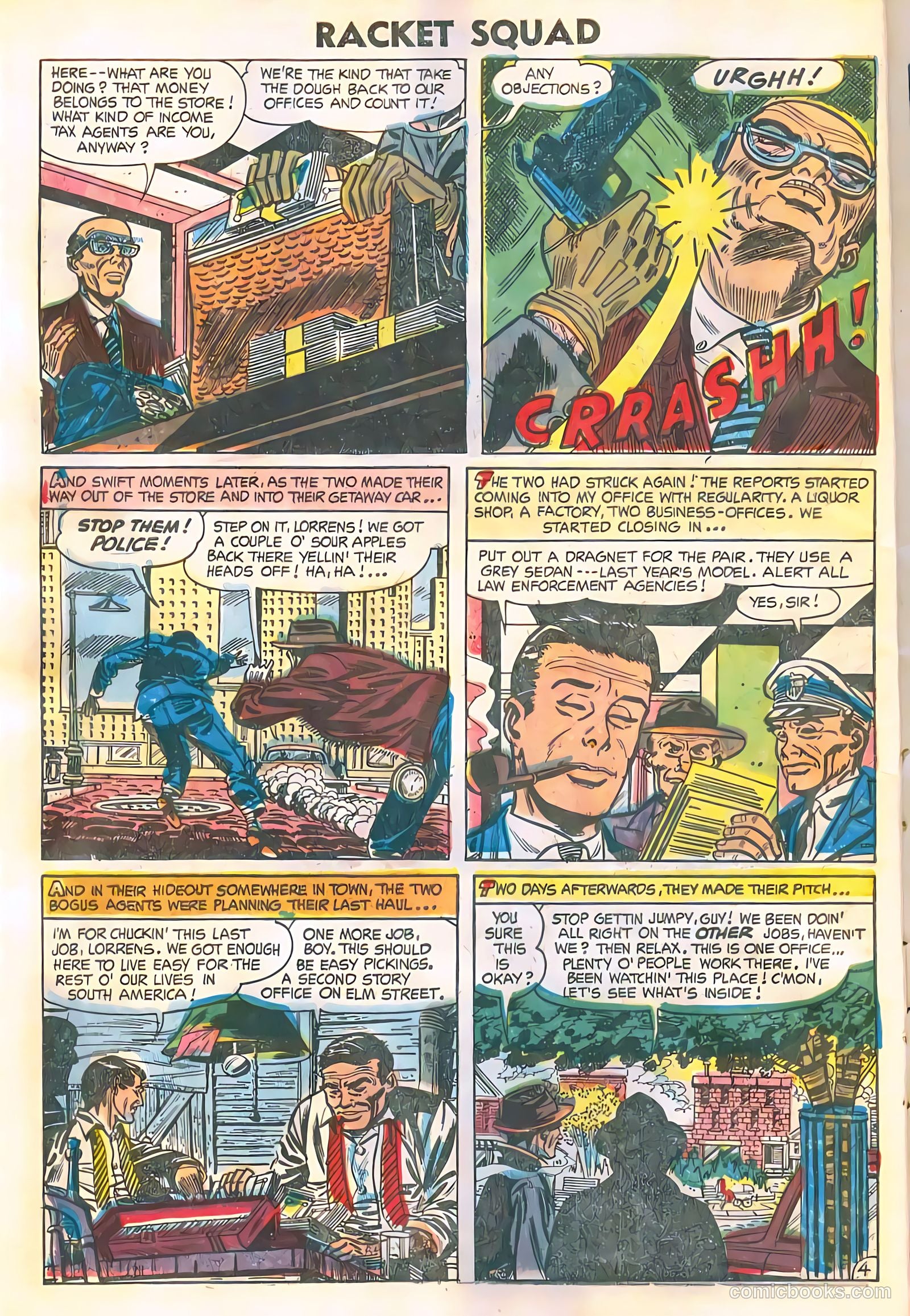 Racket Squad in Action #11 (1954) — page 6 of 36