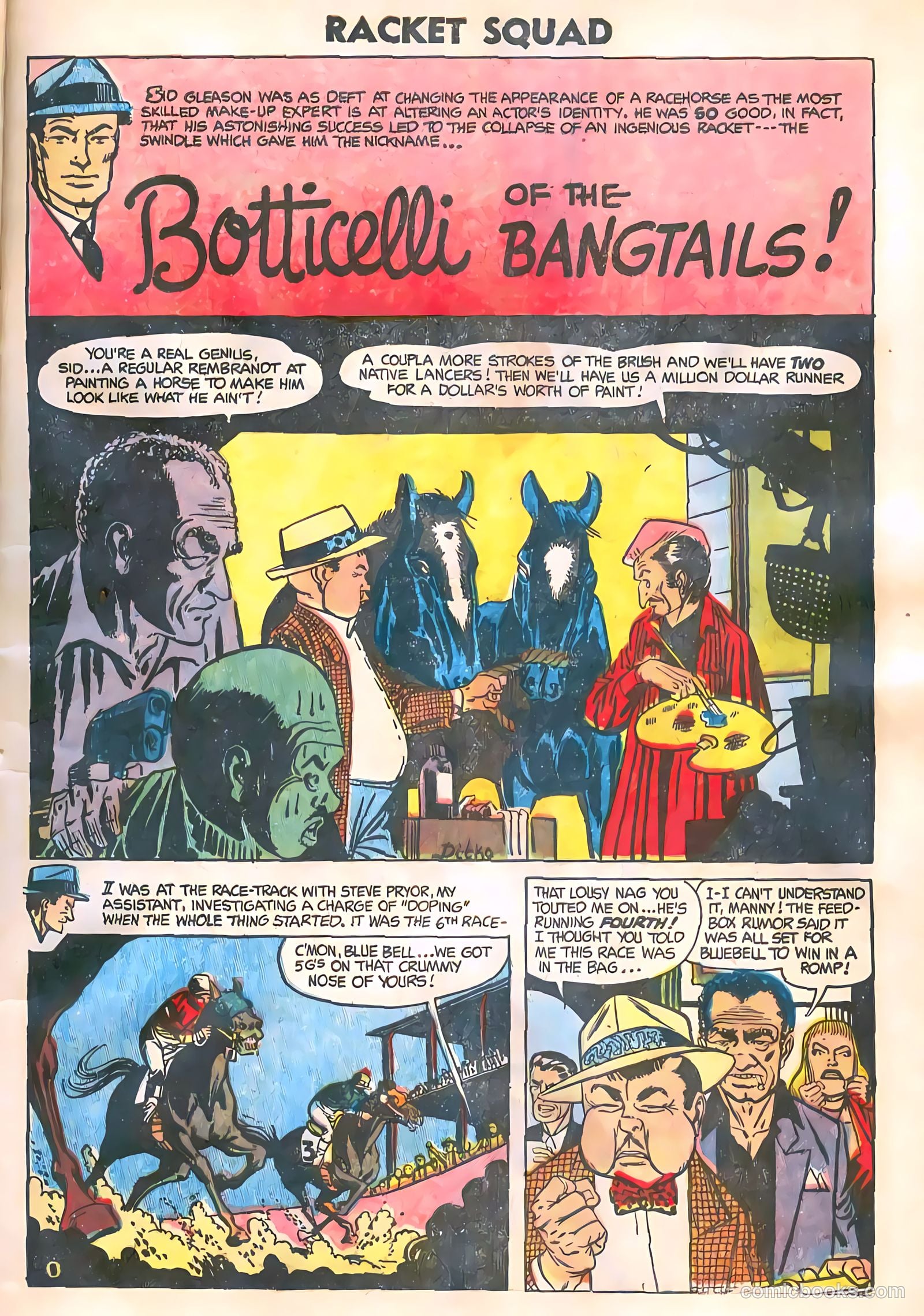 Racket Squad in Action #11 (1954) — page 9 of 36