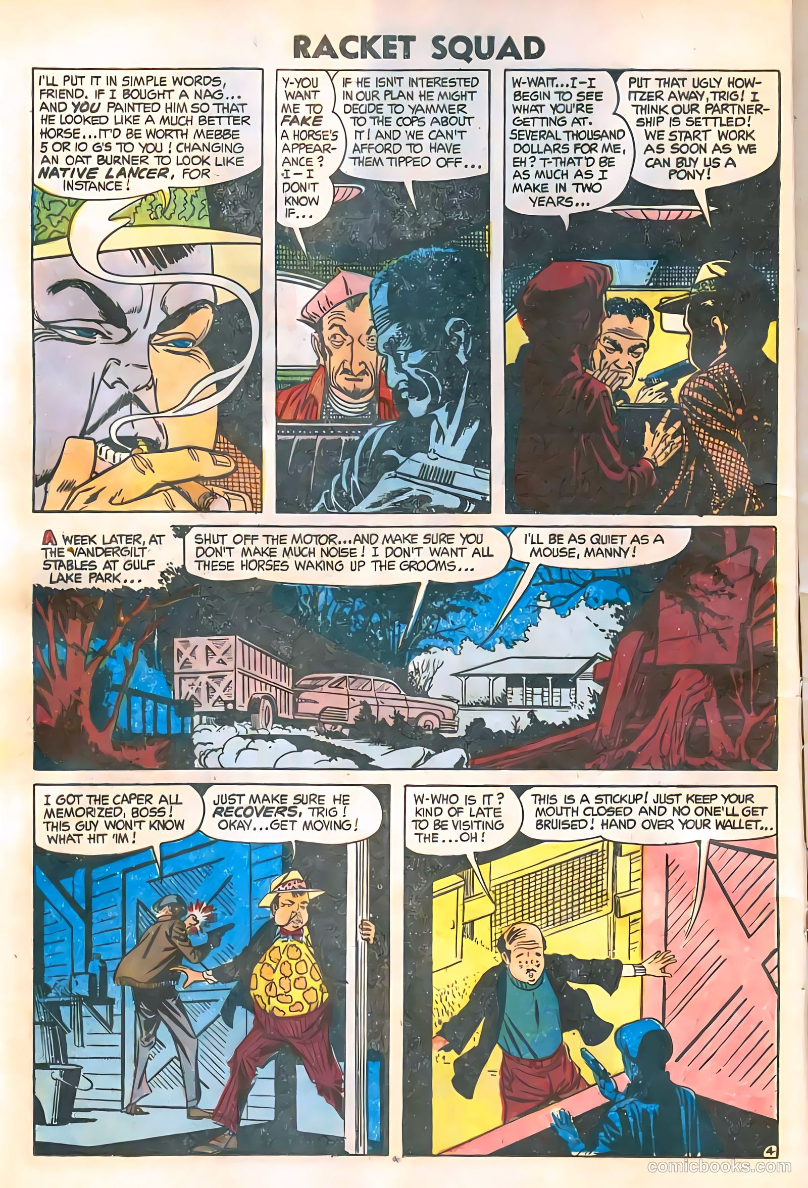 Racket Squad in Action #11 (1954) — page 12 of 36