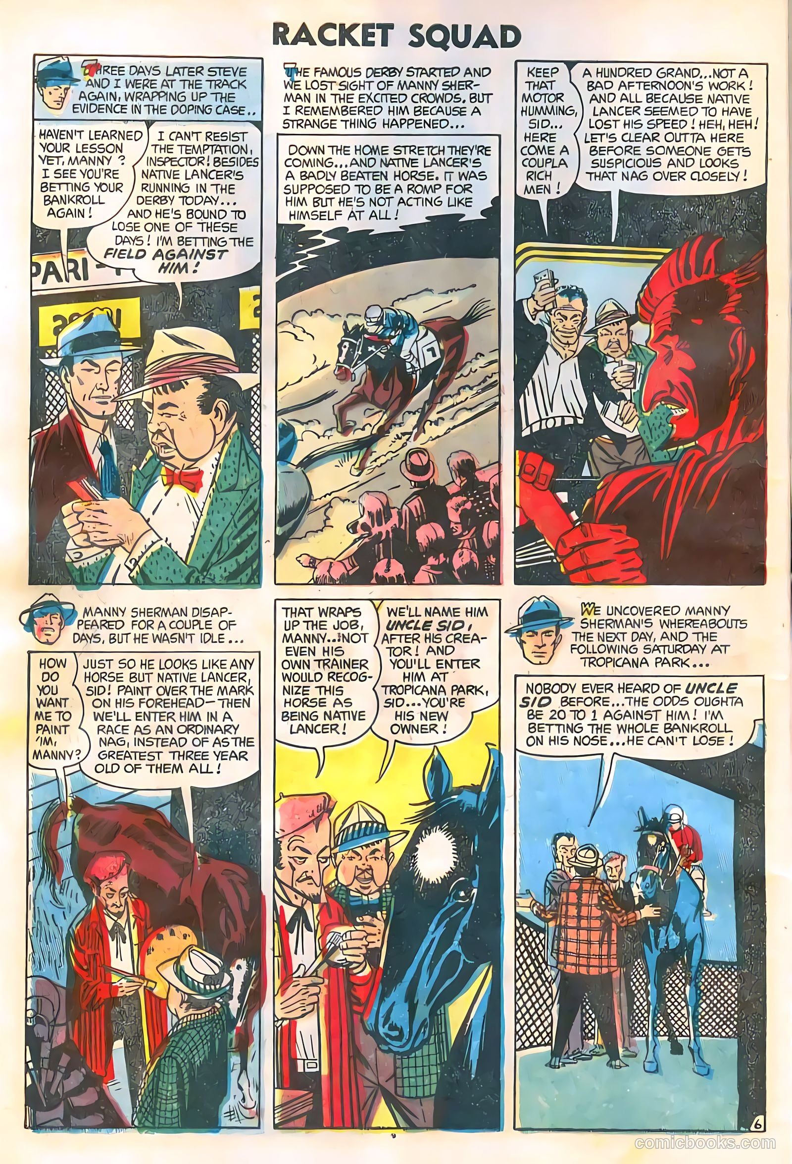 Racket Squad in Action #11 (1954) — page 14 of 36