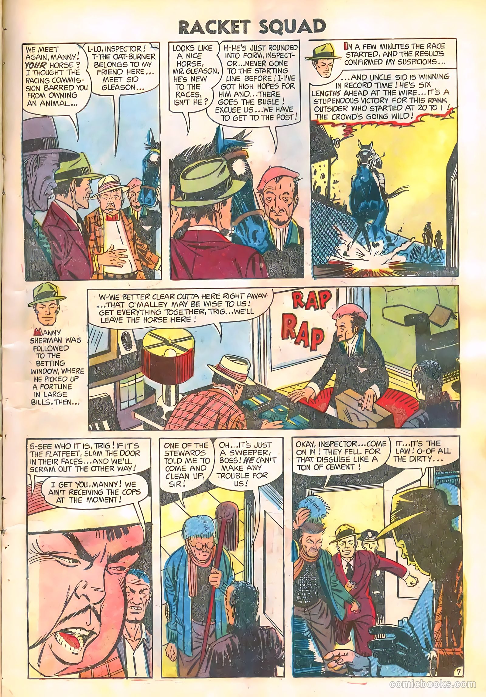 Racket Squad in Action #11 (1954) — page 15 of 36