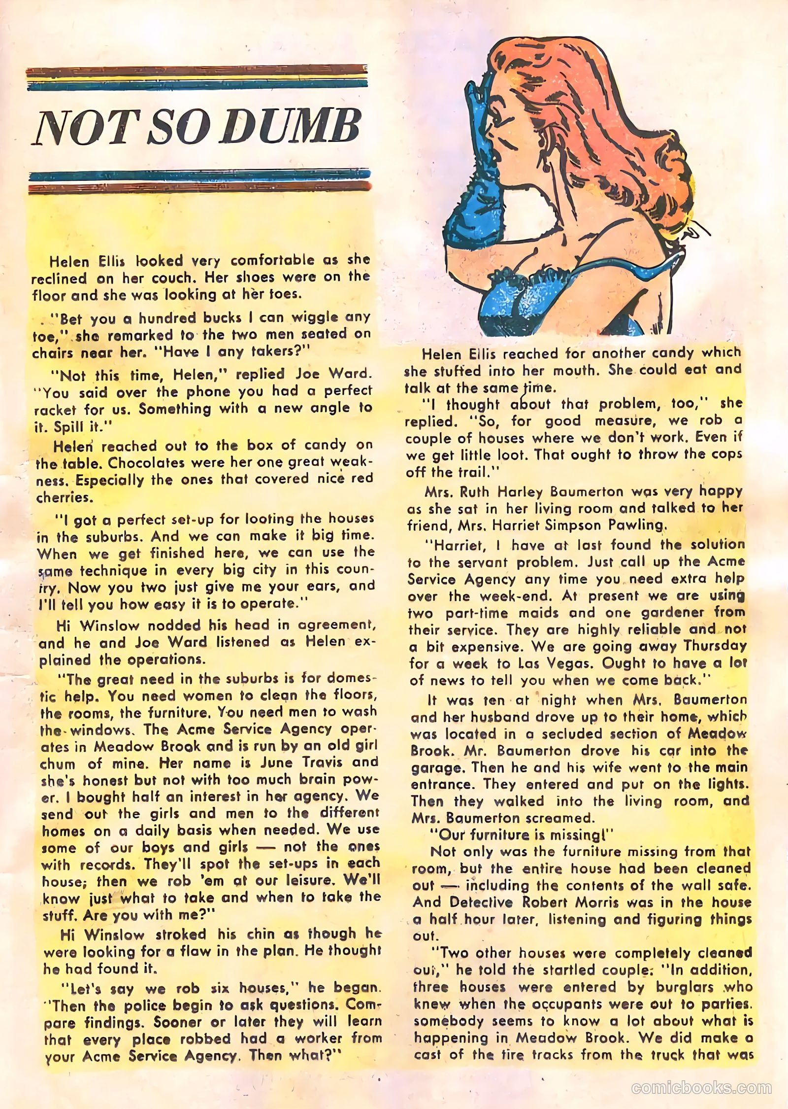 Racket Squad in Action #11 (1954) — page 17 of 36