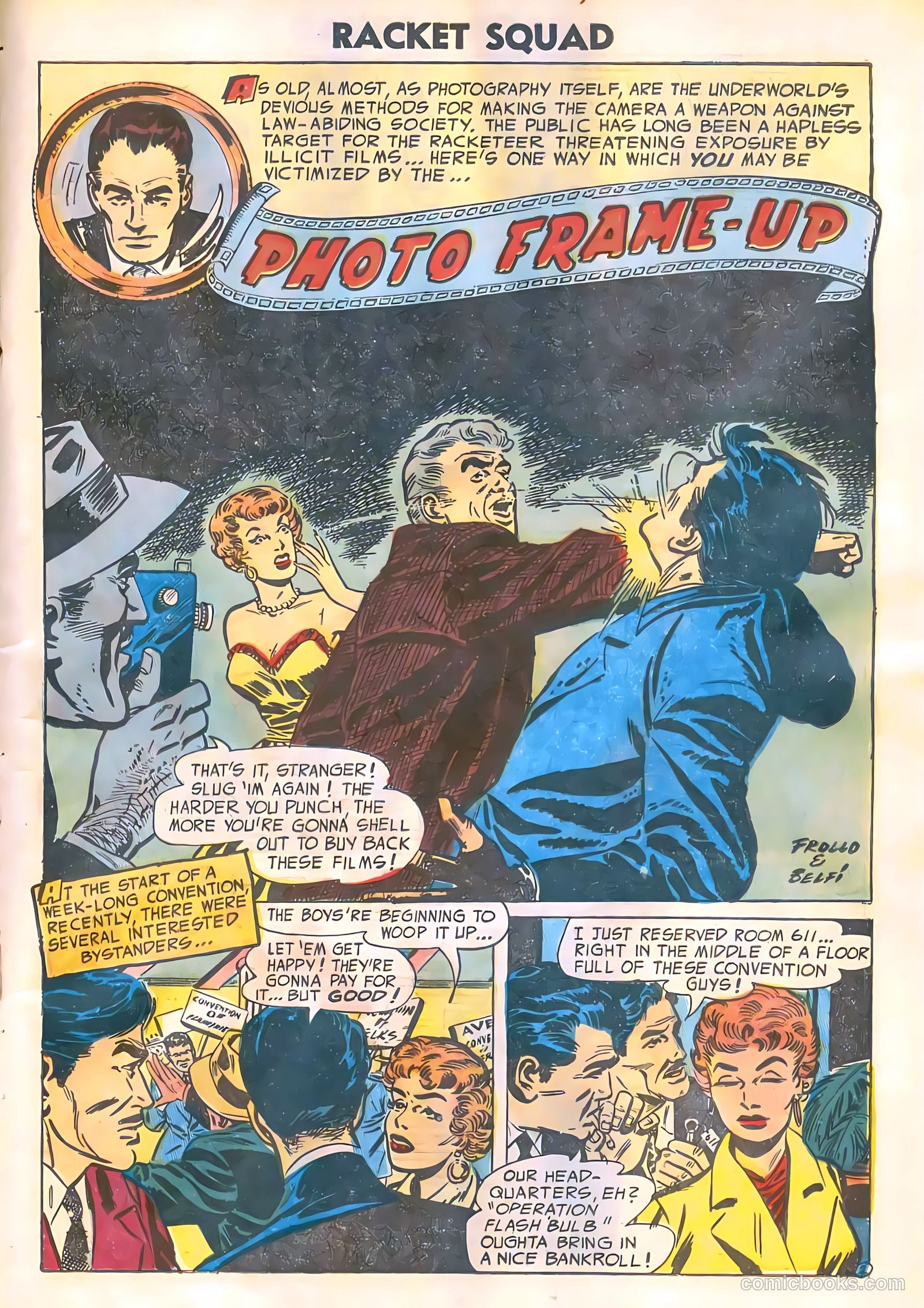 Racket Squad in Action #11 (1954) — page 19 of 36