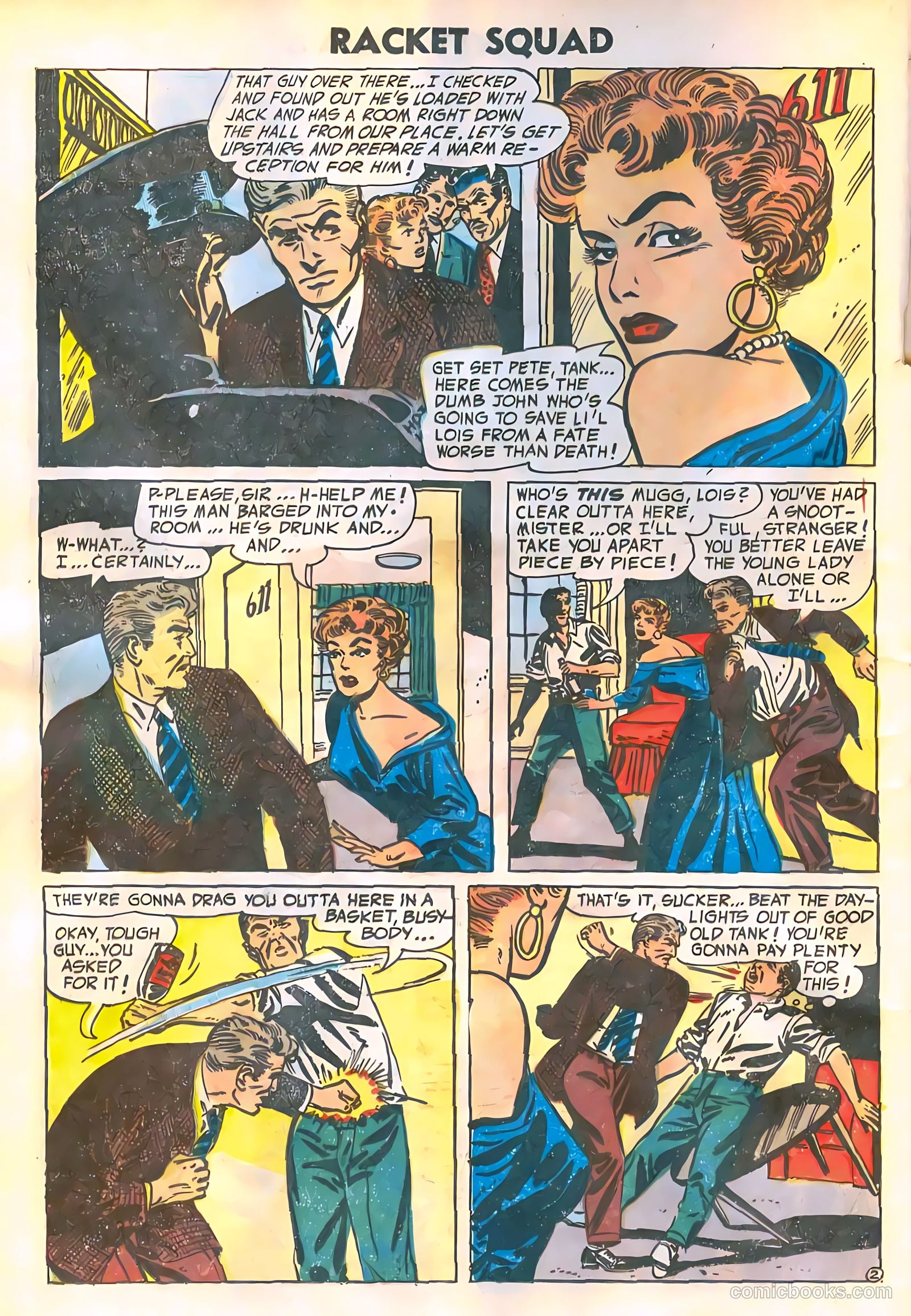 Racket Squad in Action #11 (1954) — page 20 of 36