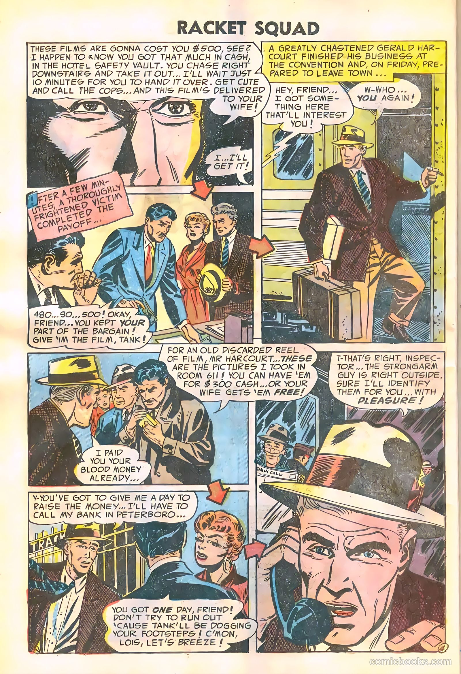 Racket Squad in Action #11 (1954) — page 22 of 36