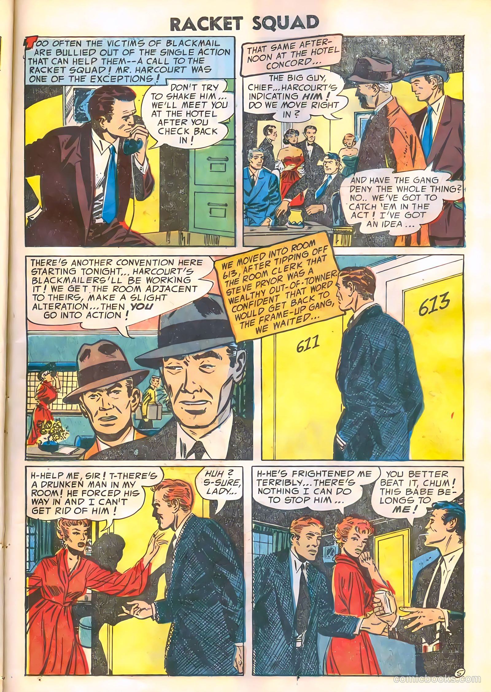 Racket Squad in Action #11 (1954) — page 23 of 36