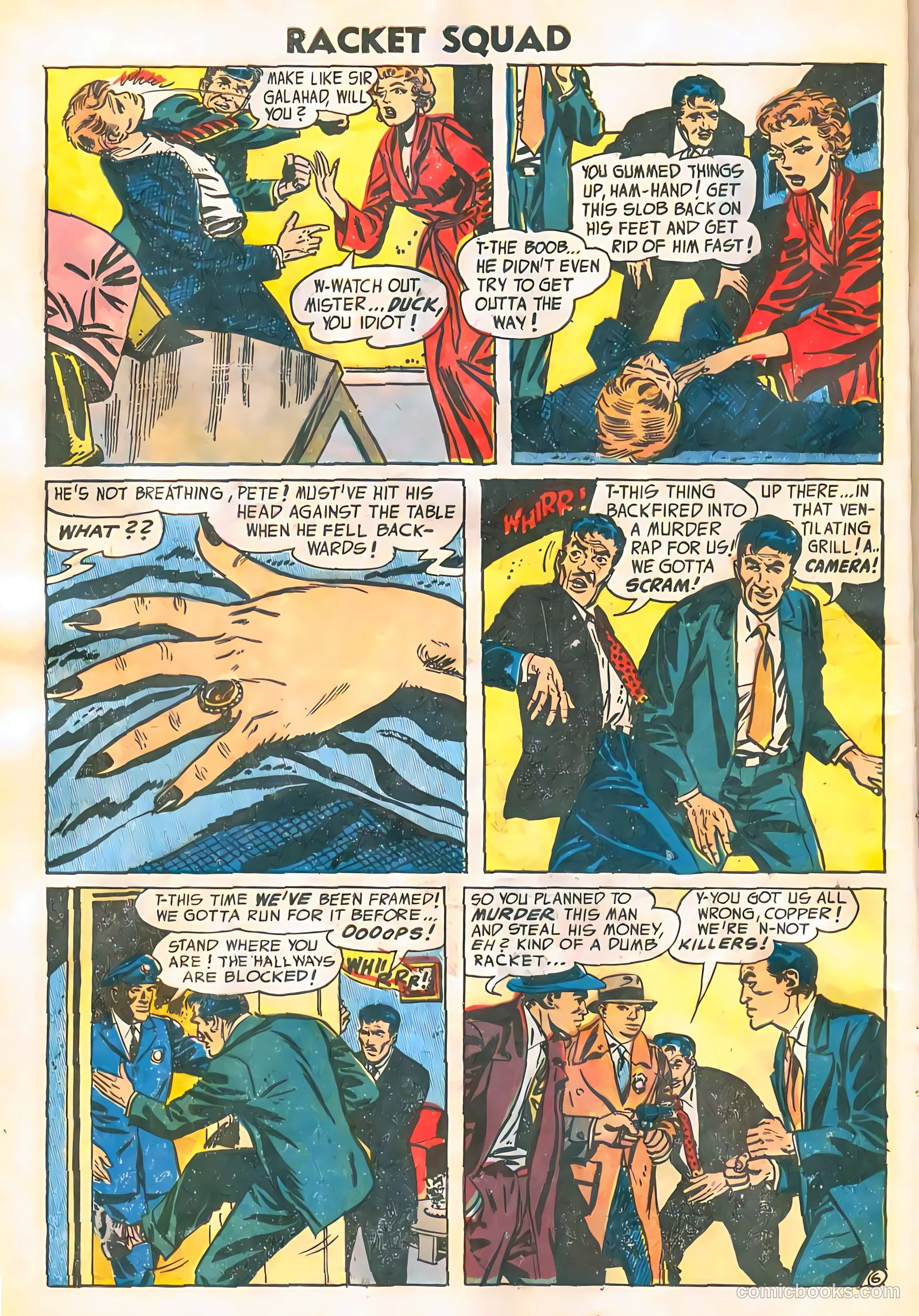 Racket Squad in Action #11 (1954) — page 24 of 36