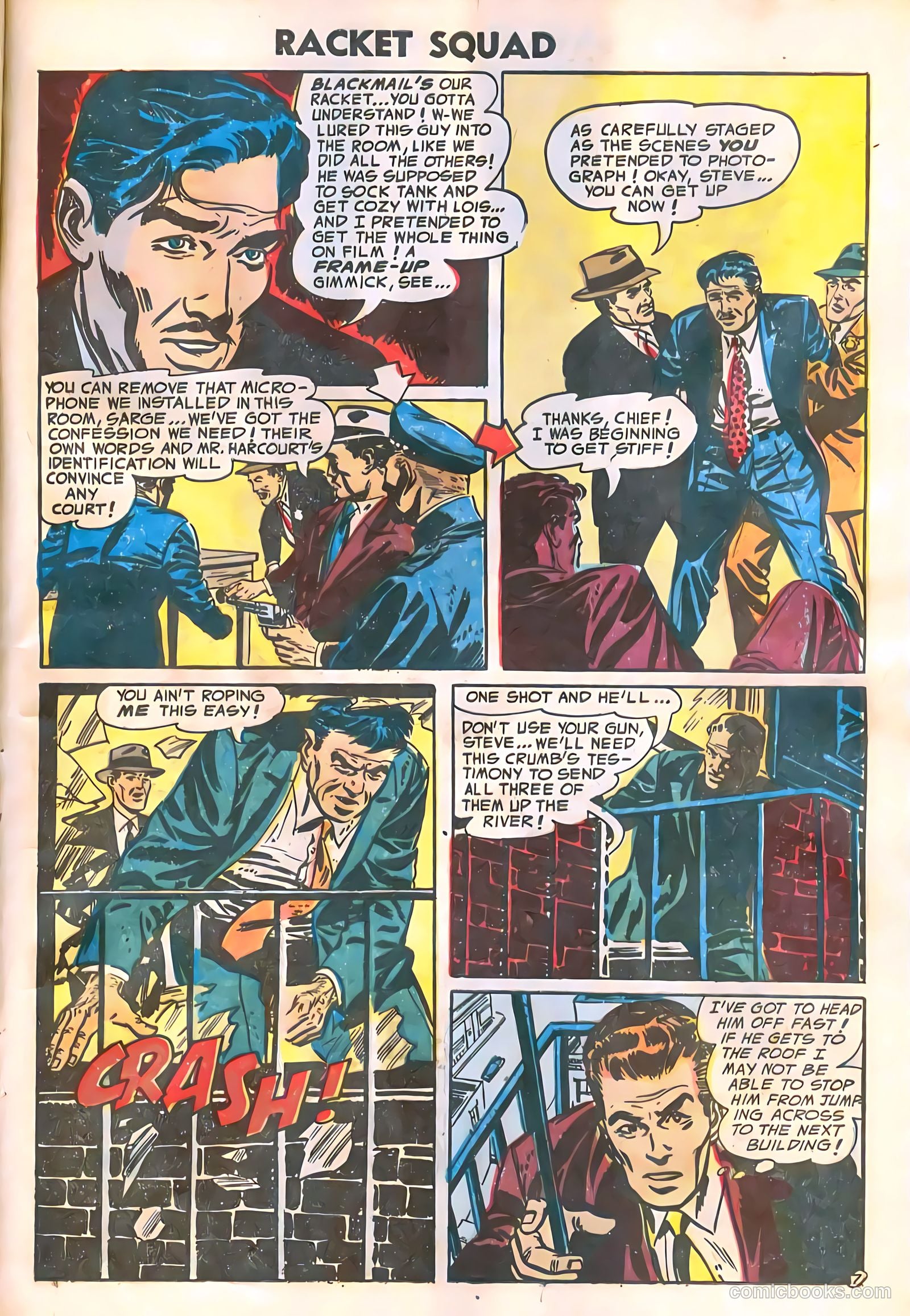Racket Squad in Action #11 (1954) — page 25 of 36