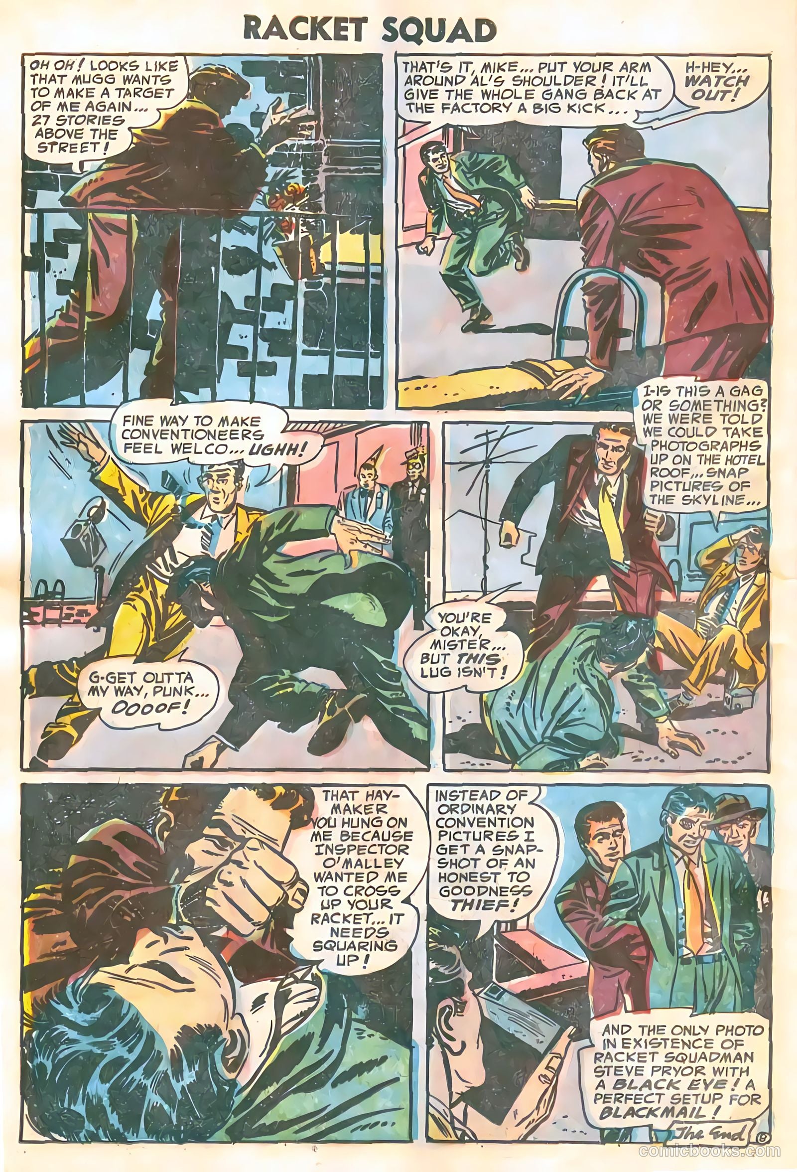 Racket Squad in Action #11 (1954) — page 26 of 36