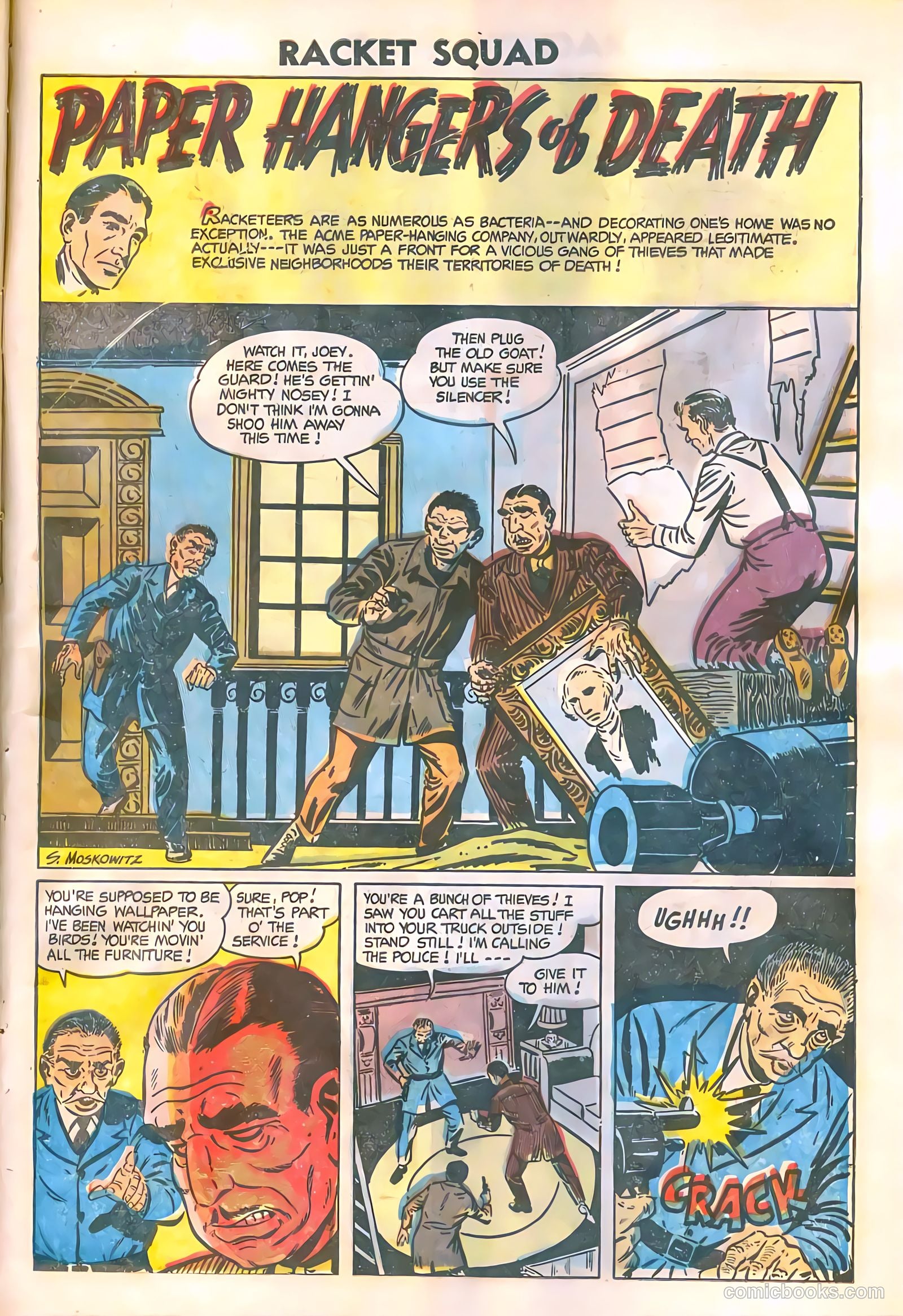 Racket Squad in Action #11 (1954) — page 27 of 36