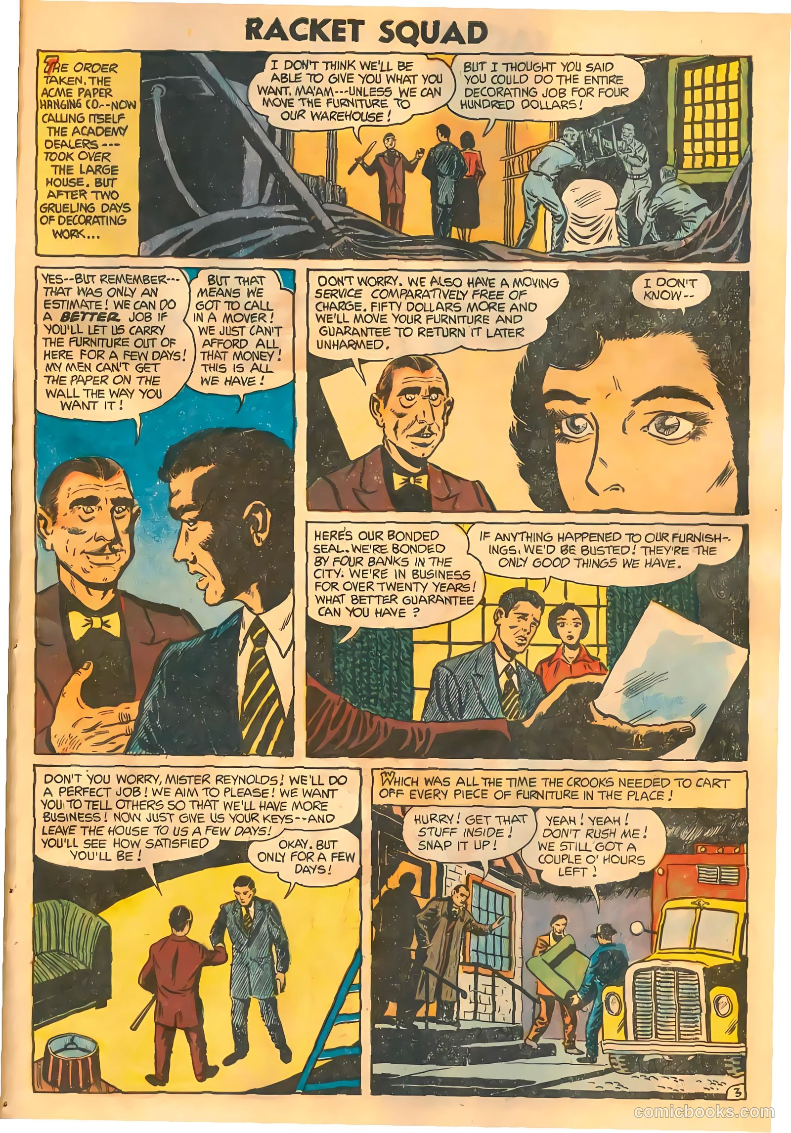 Racket Squad in Action #11 (1954) — page 29 of 36