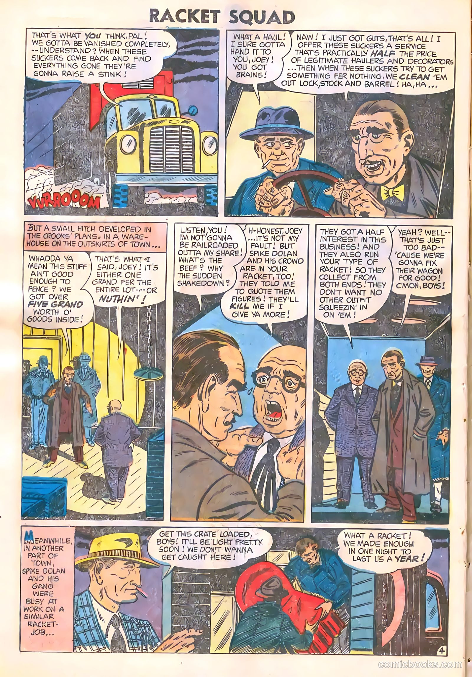 Racket Squad in Action #11 (1954) — page 30 of 36