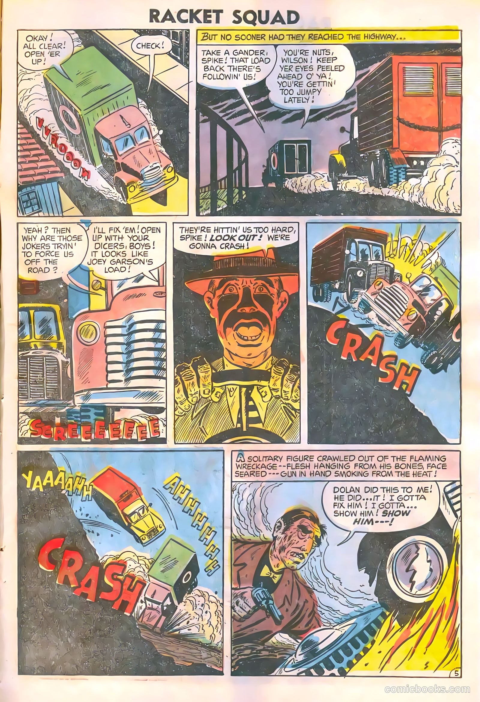 Racket Squad in Action #11 (1954) — page 31 of 36