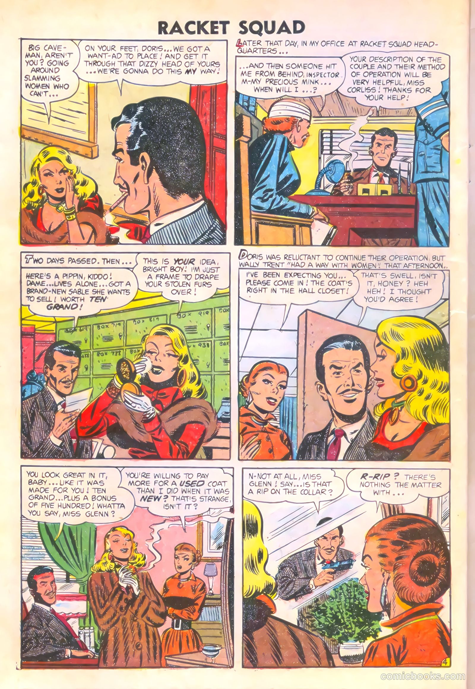 Racket Squad in Action #12 (1954) — page 6 of 36