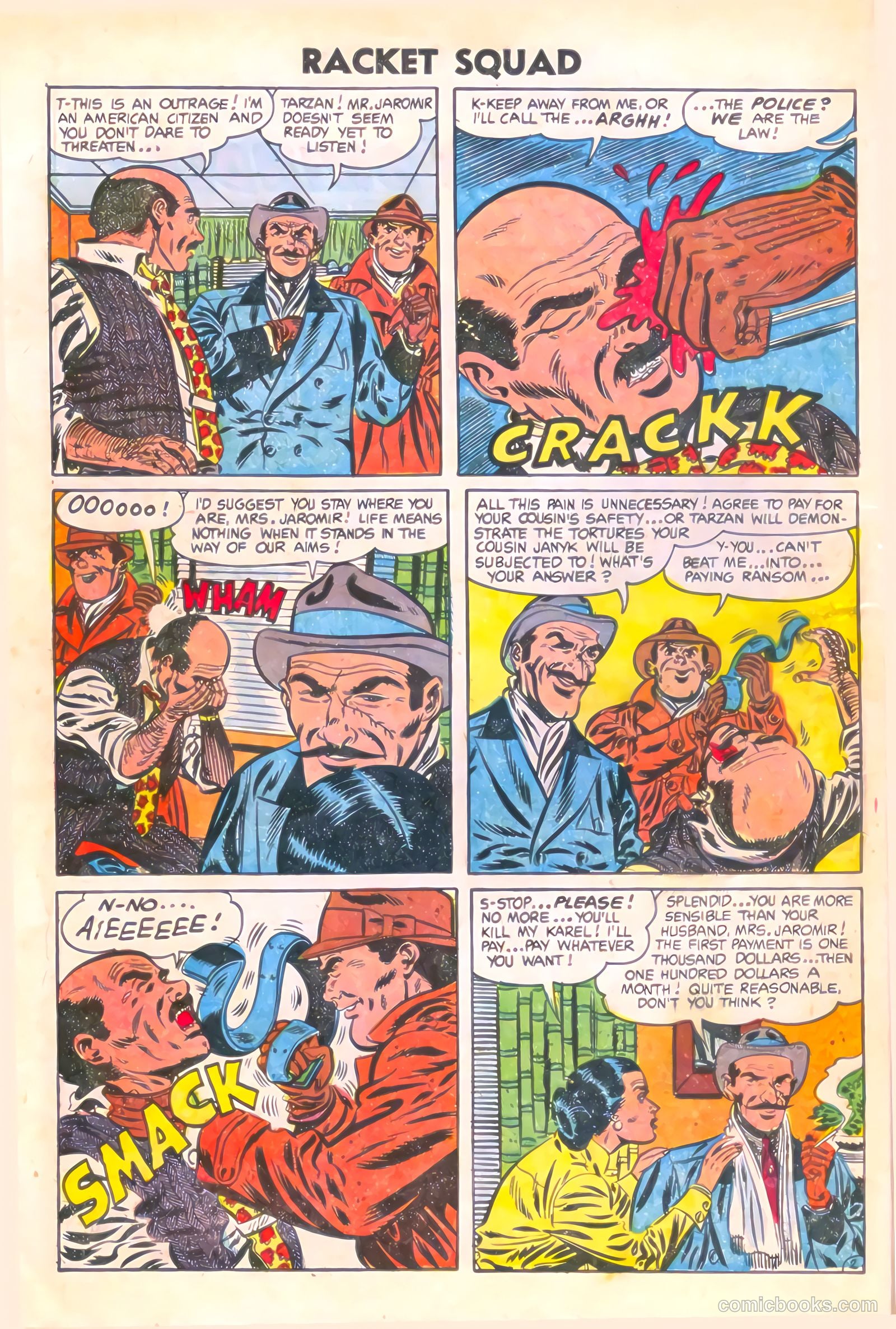 Racket Squad in Action #12 (1954) — page 10 of 36