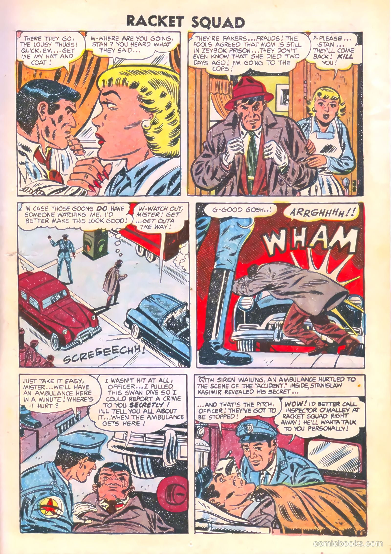 Racket Squad in Action #12 (1954) — page 13 of 36