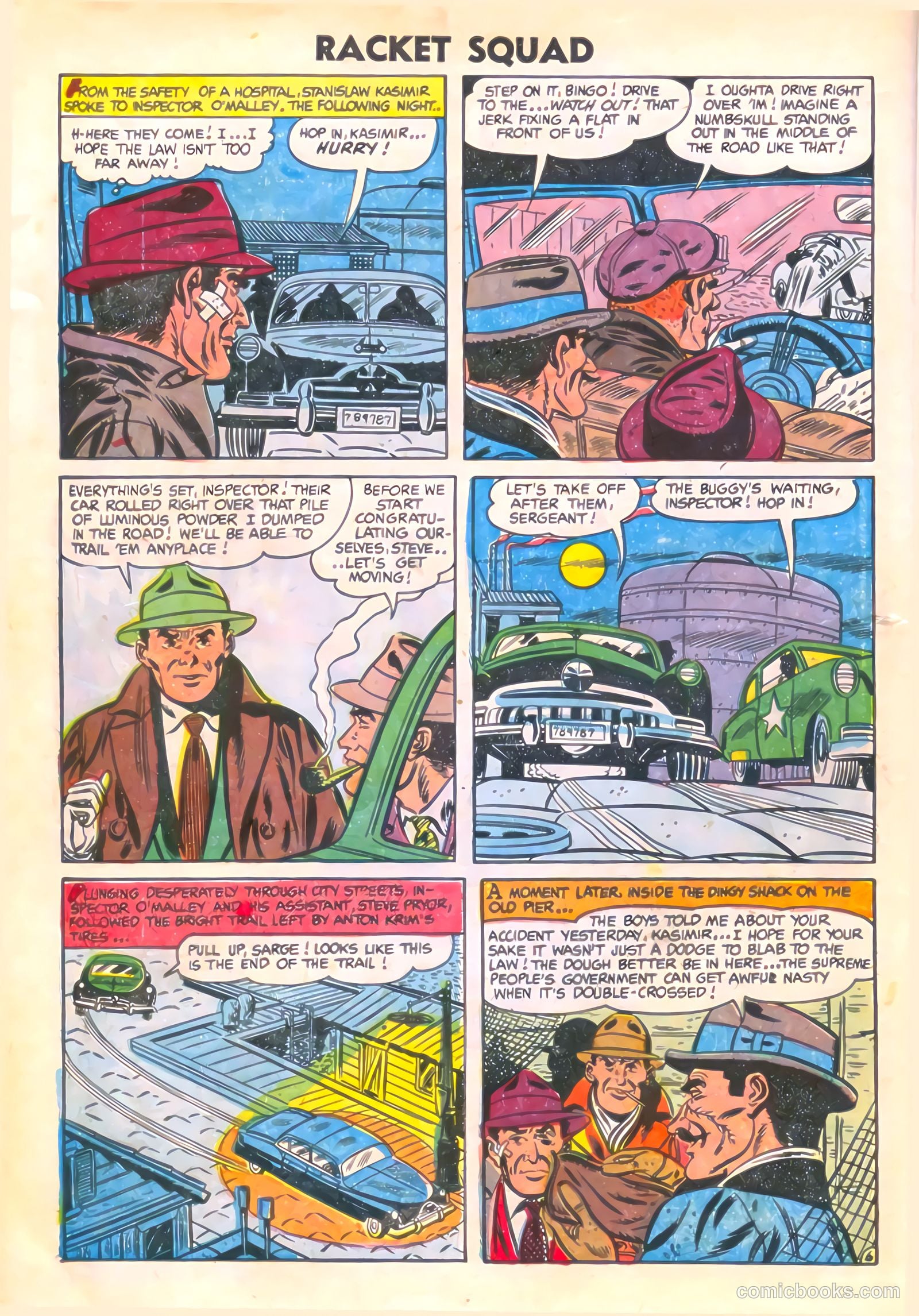 Racket Squad in Action #12 (1954) — page 14 of 36
