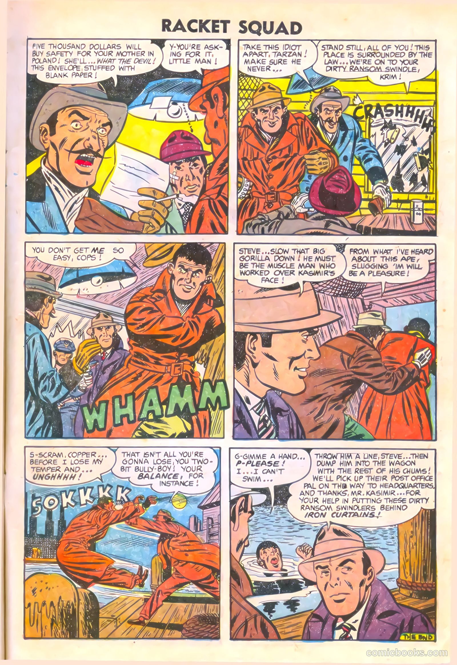 Racket Squad in Action #12 (1954) — page 15 of 36