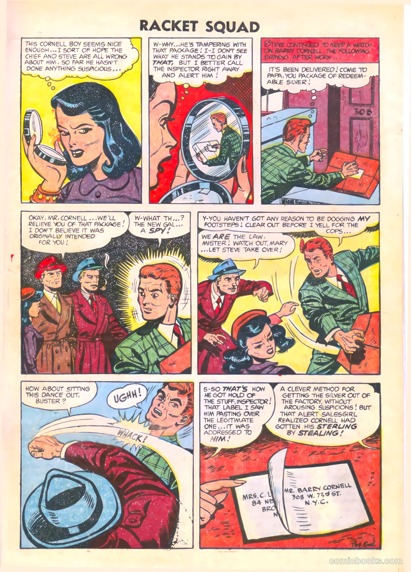Racket Squad in Action #12 (1954) — page 17 of 36