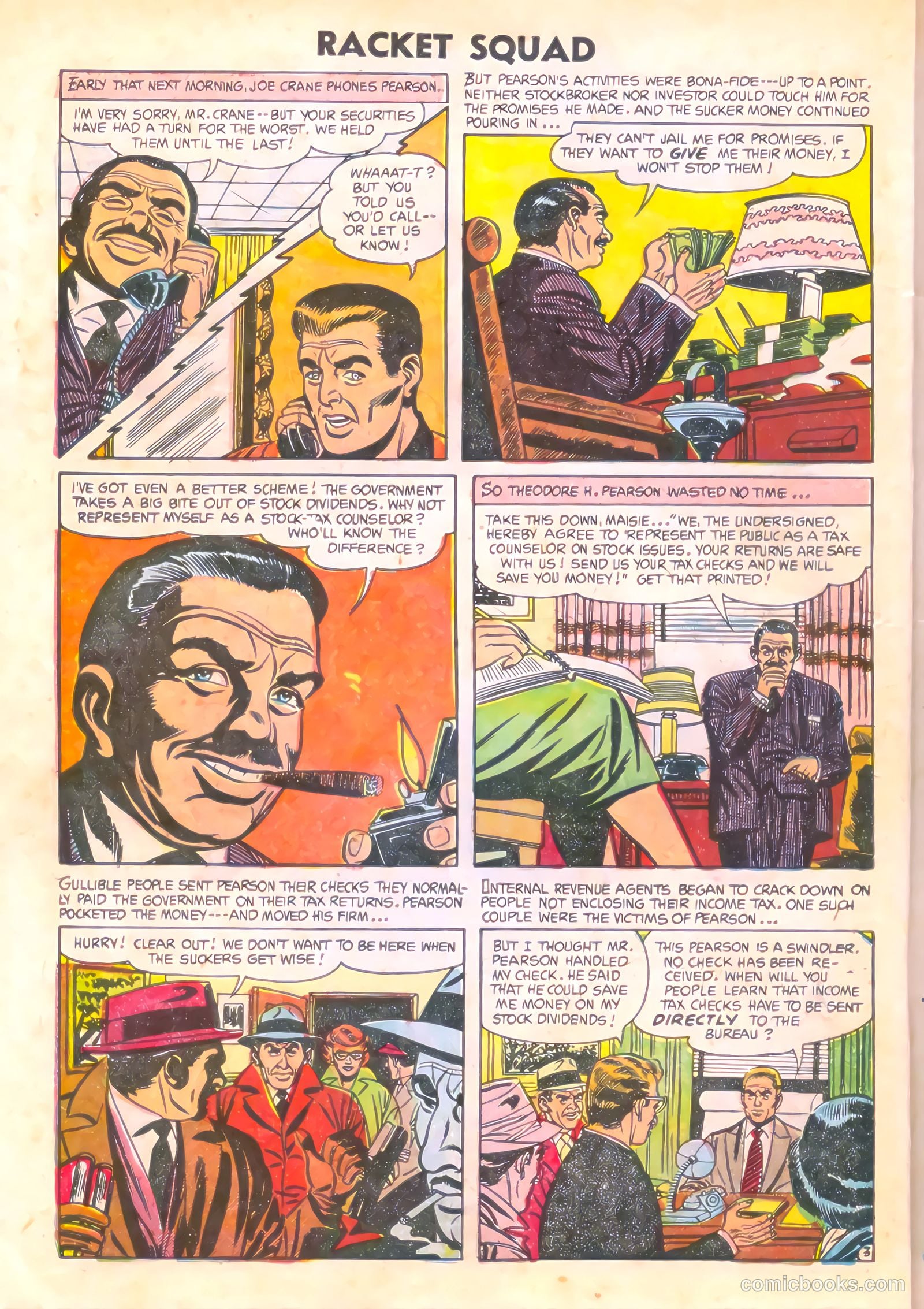 Racket Squad in Action #12 (1954) — page 22 of 36