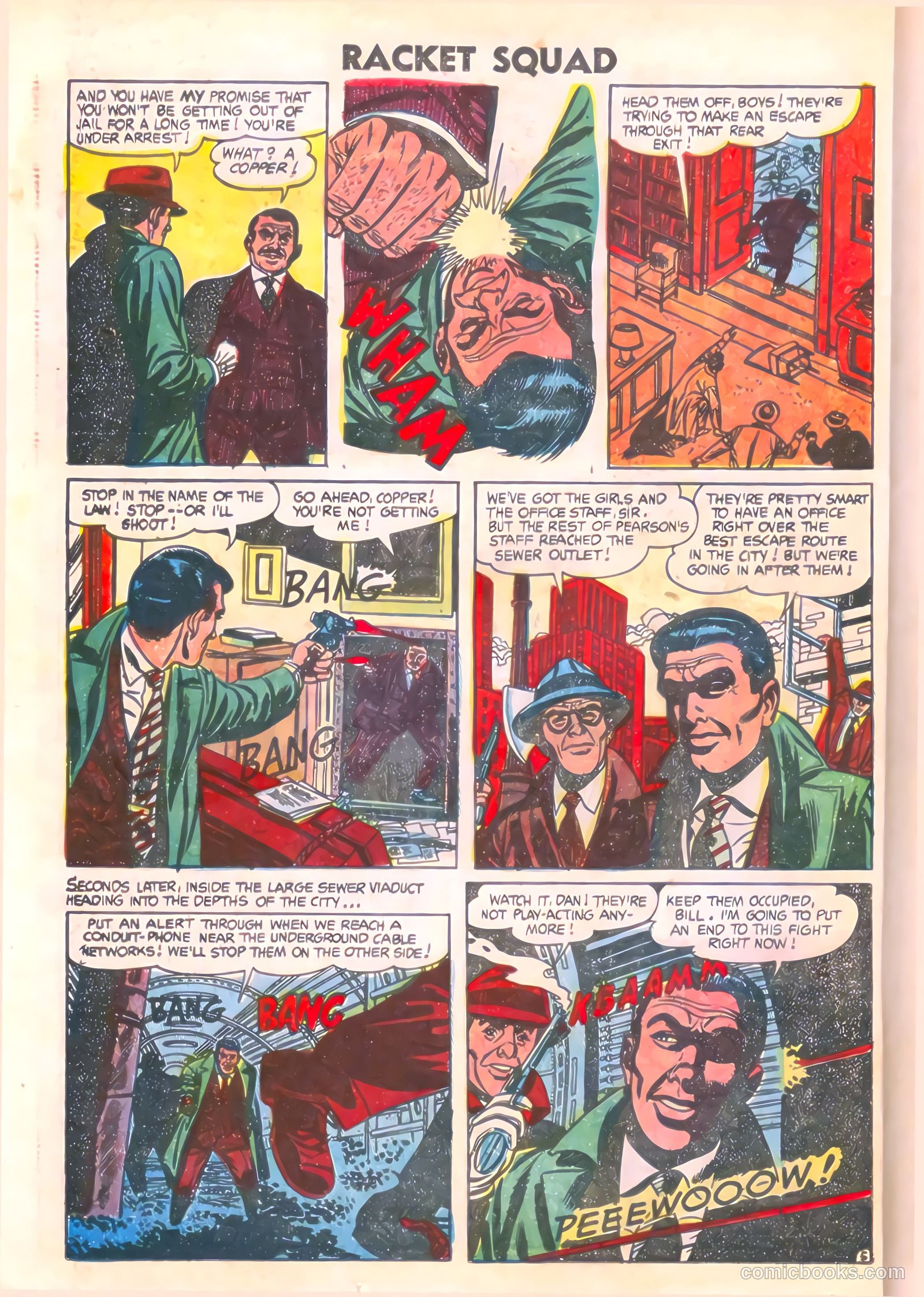 Racket Squad in Action #12 (1954) — page 24 of 36
