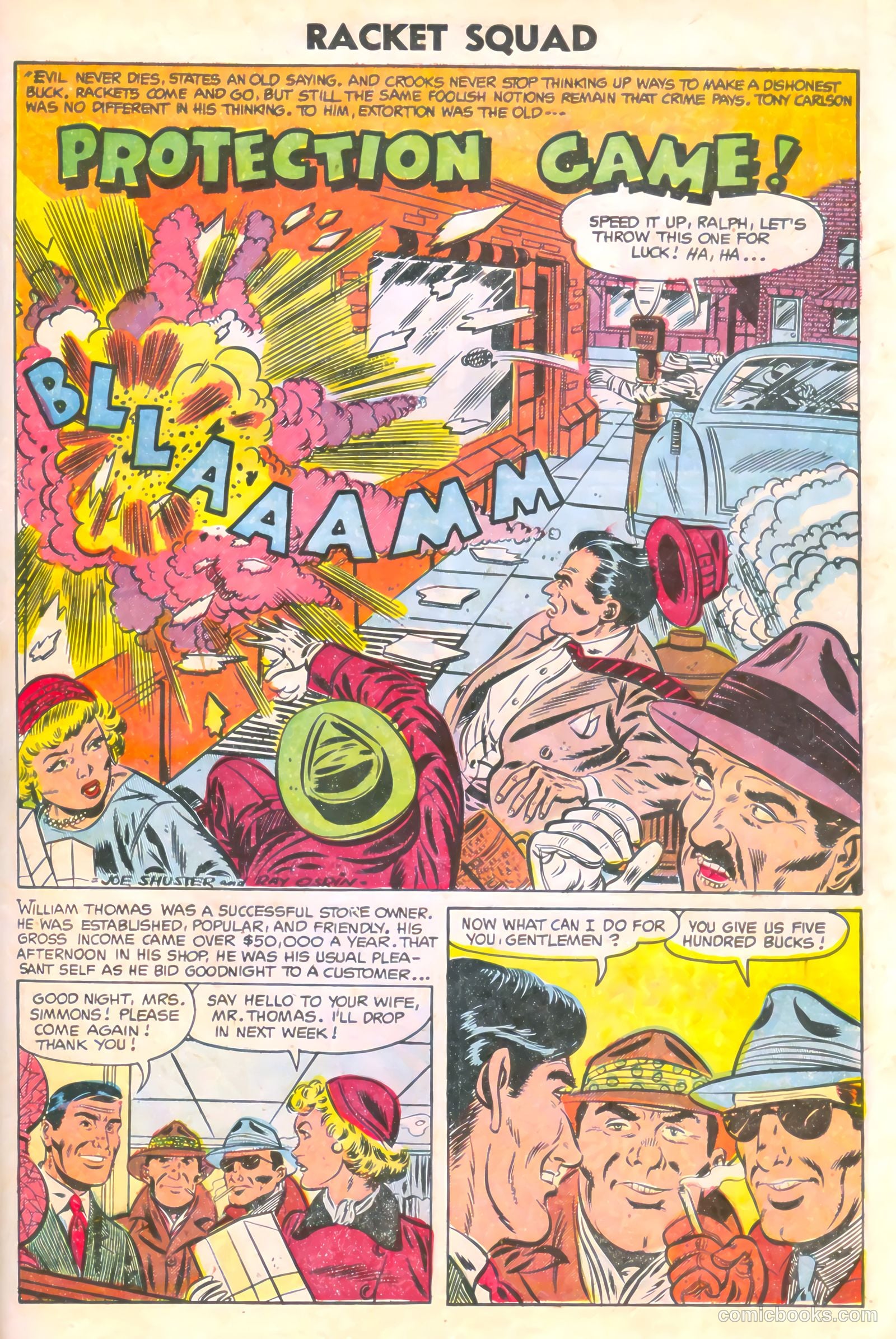 Racket Squad in Action #12 (1954) — page 27 of 36