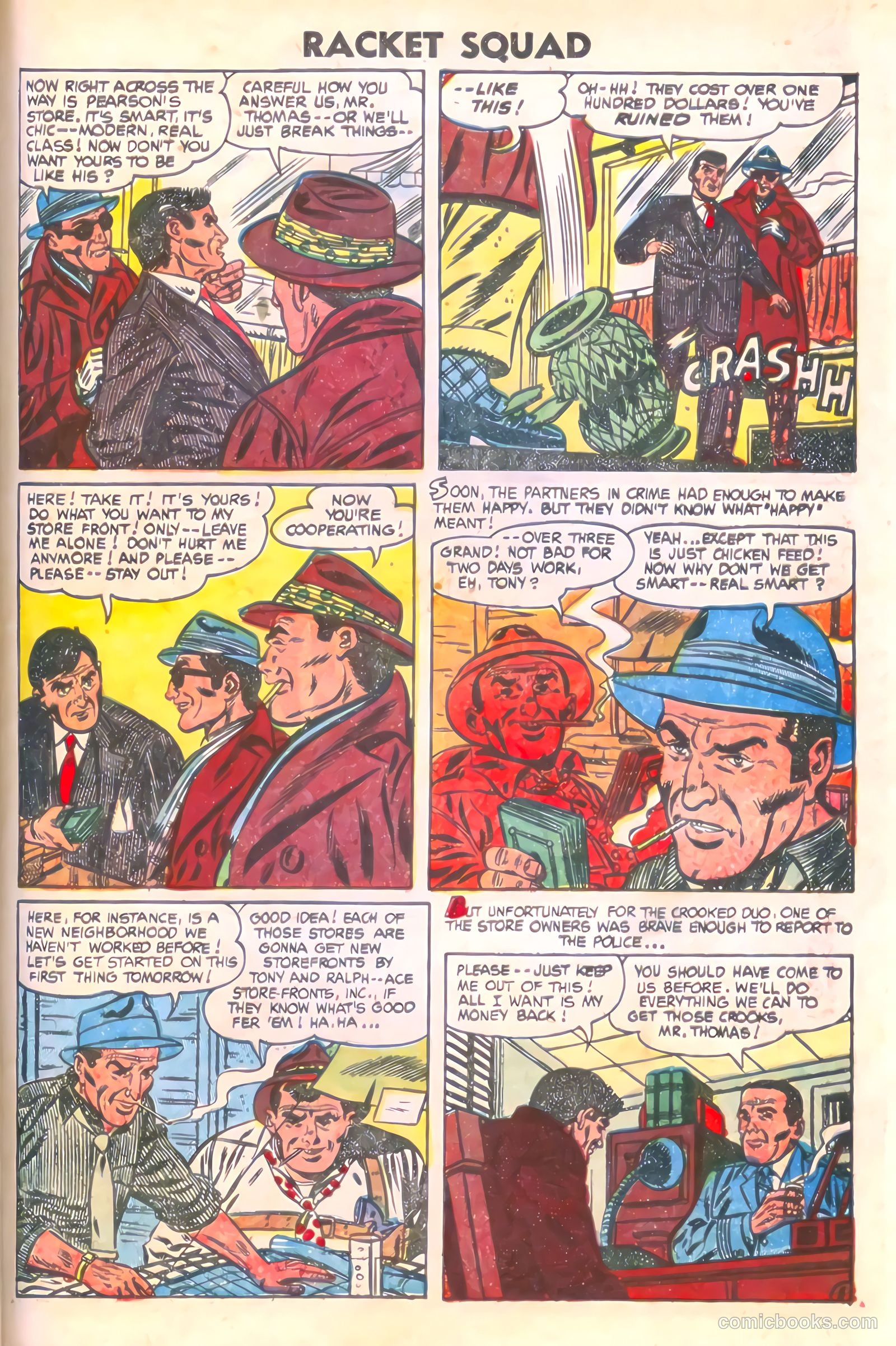 Racket Squad in Action #12 (1954) — page 29 of 36