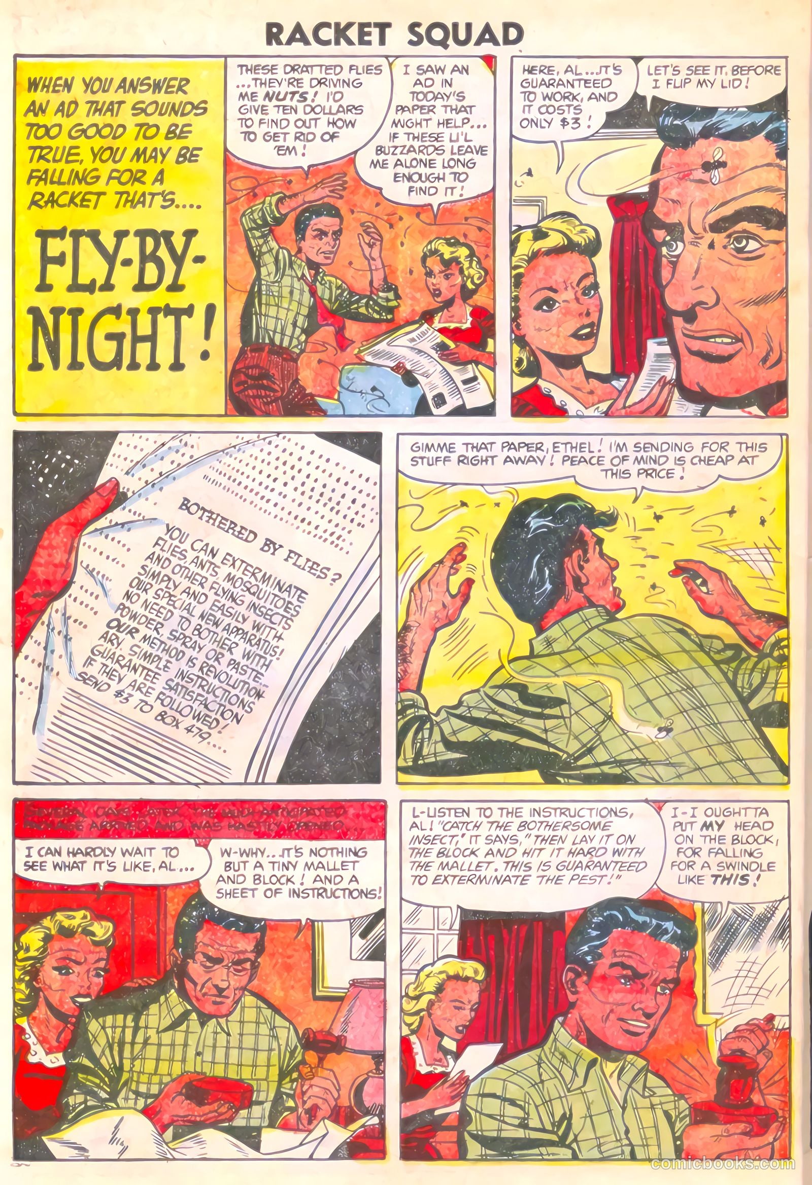 Racket Squad in Action #12 (1954) — page 32 of 36