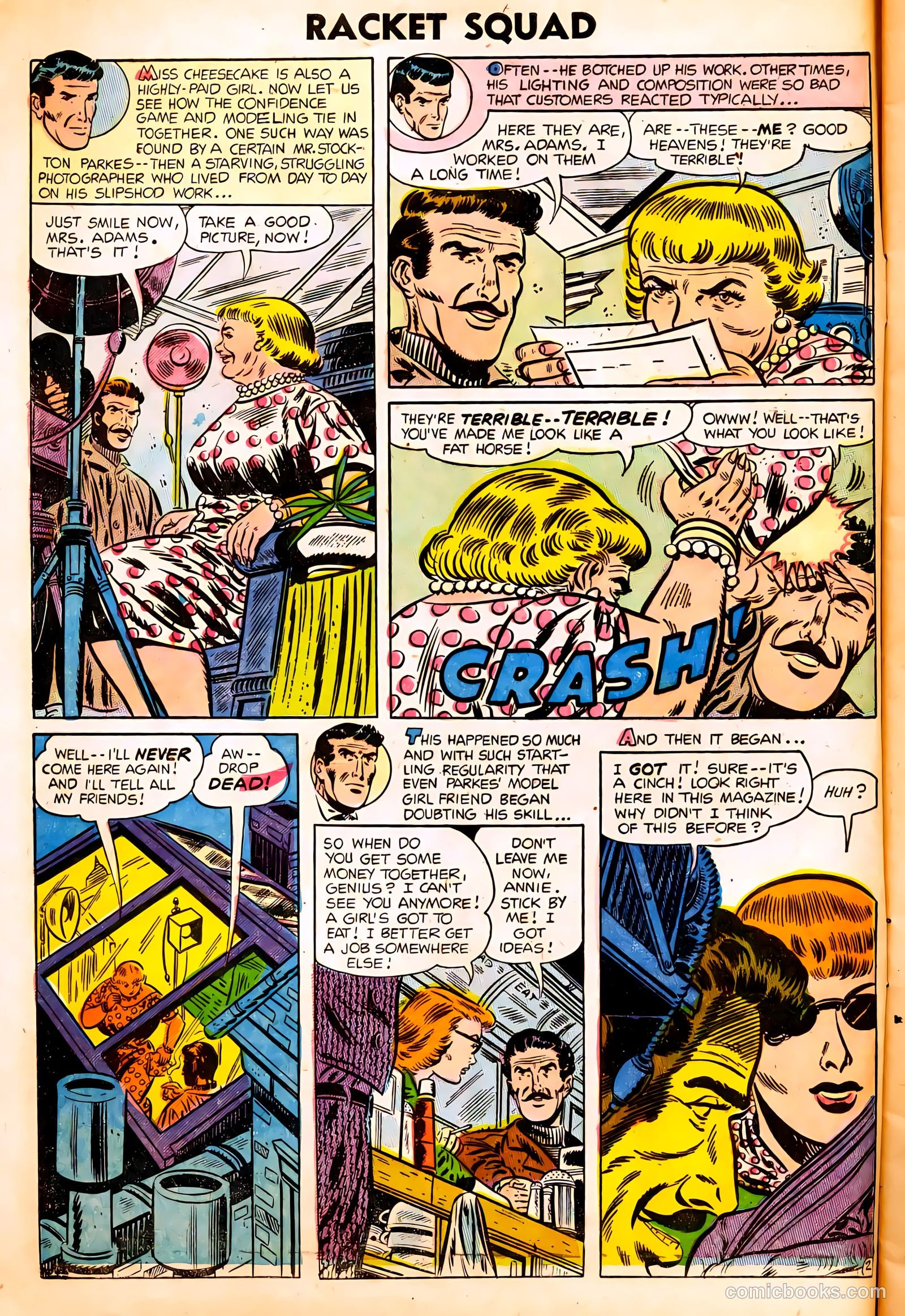 Racket Squad in Action #13 (1954) — page 4 of 36