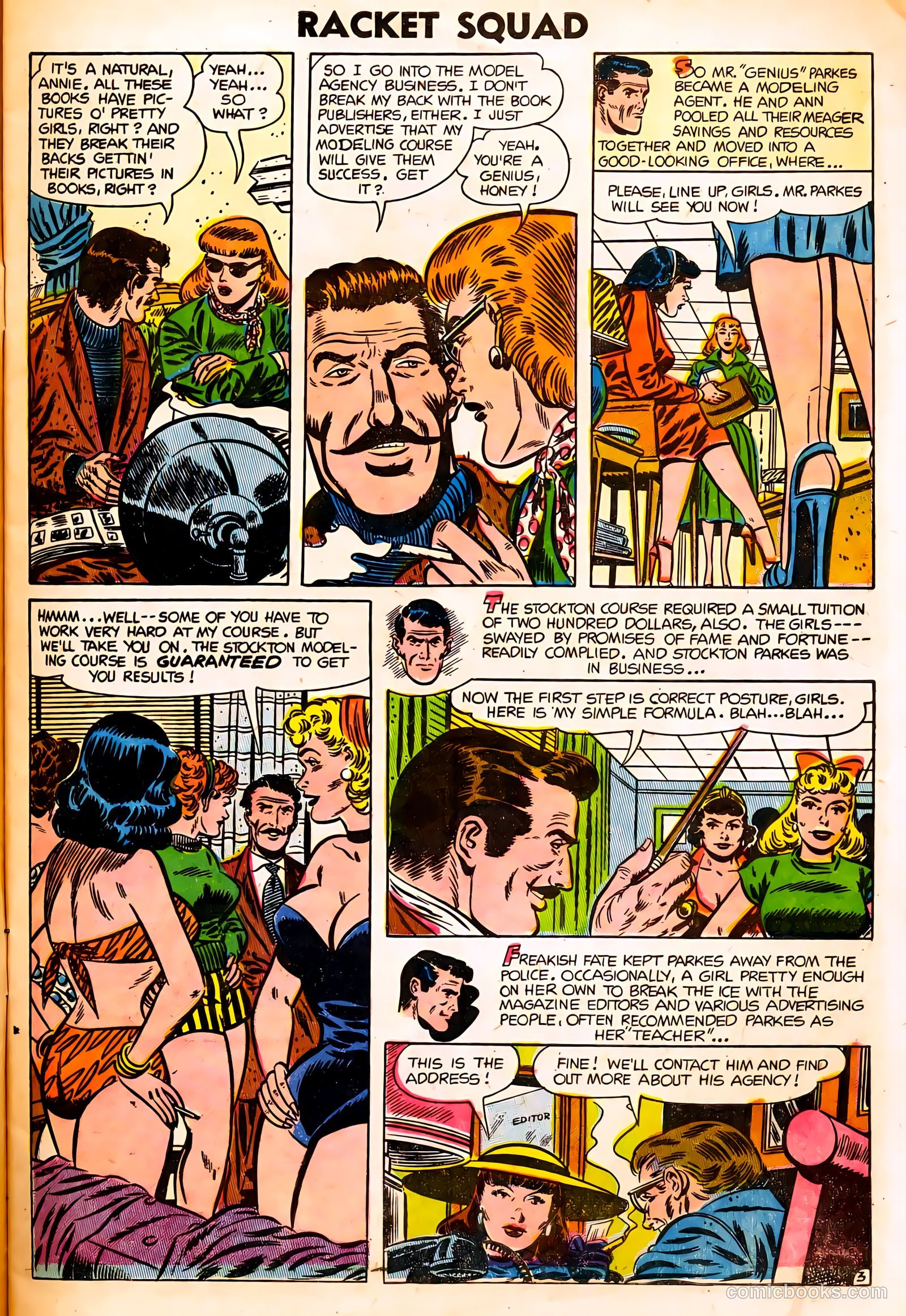 Racket Squad in Action #13 (1954) — page 5 of 36