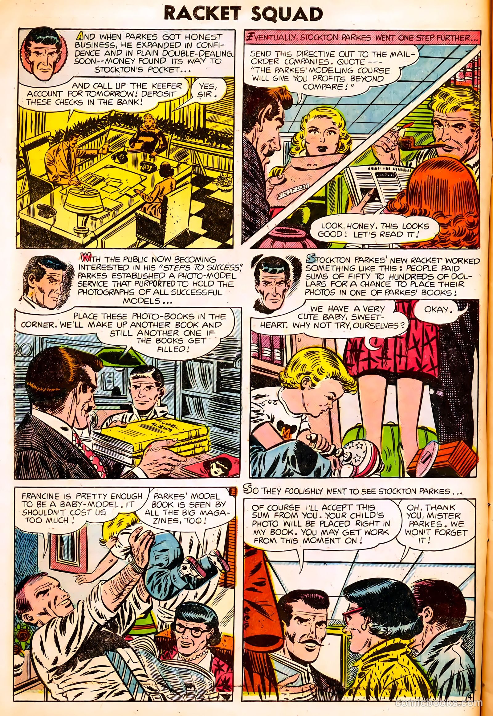 Racket Squad in Action #13 (1954) — page 6 of 36