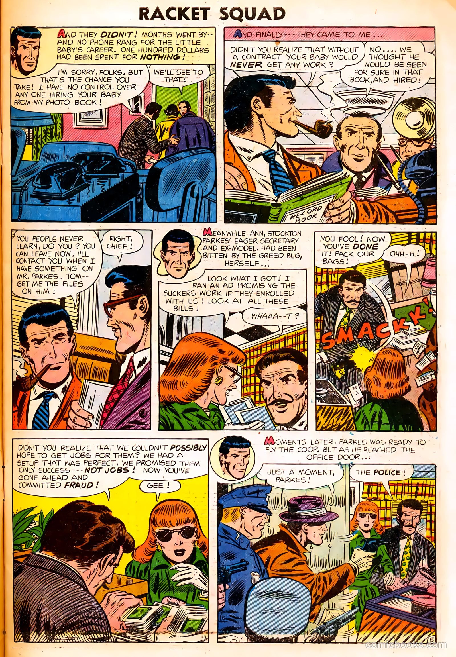 Racket Squad in Action #13 (1954) — page 7 of 36