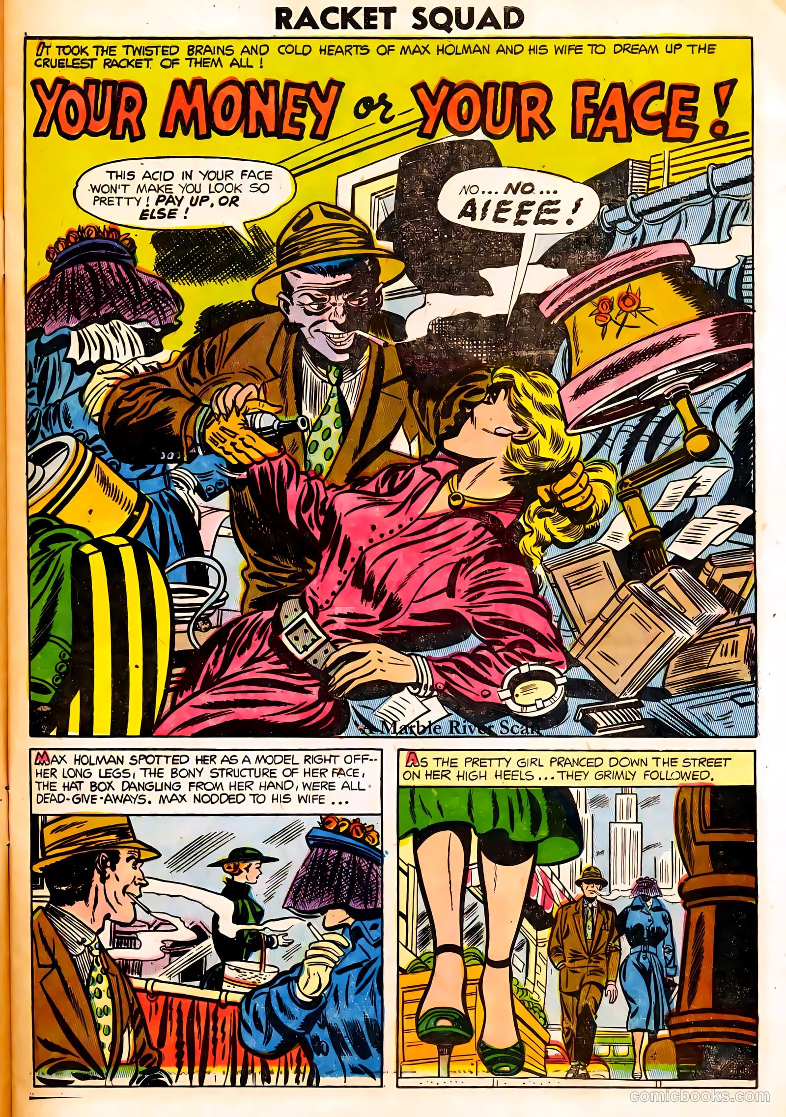 Racket Squad in Action #13 (1954) — page 9 of 36