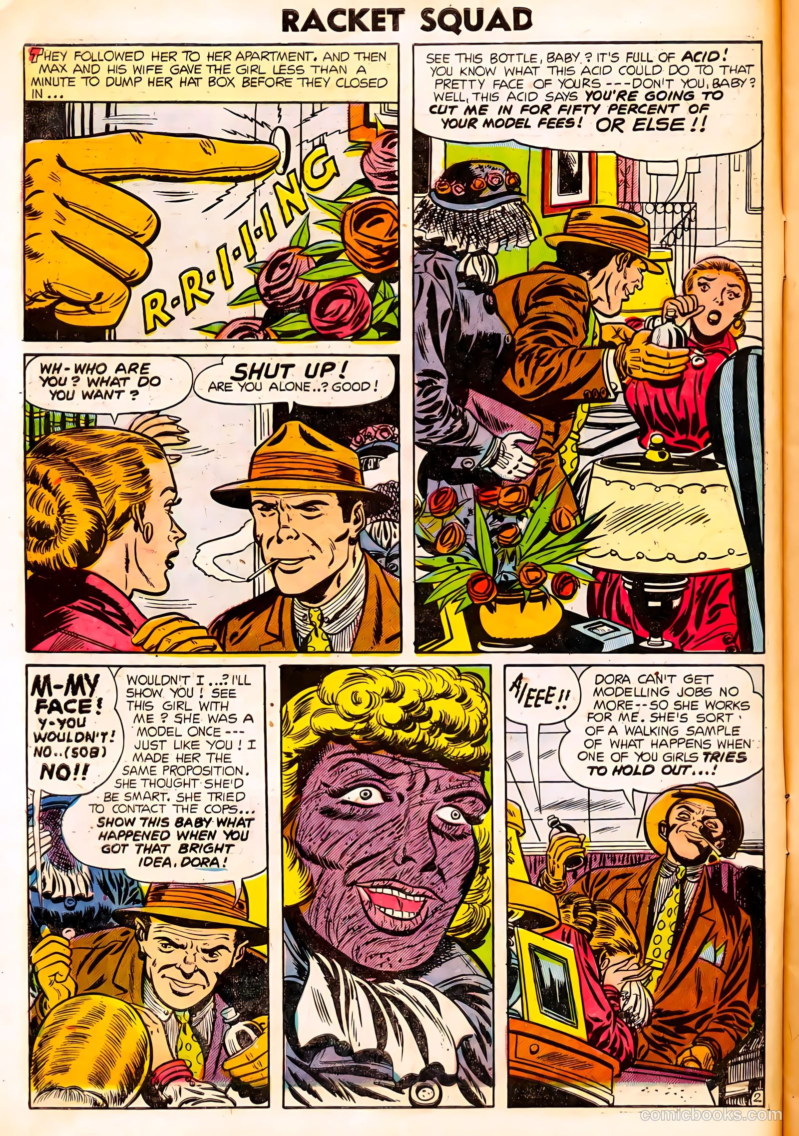 Racket Squad in Action #13 (1954) — page 10 of 36