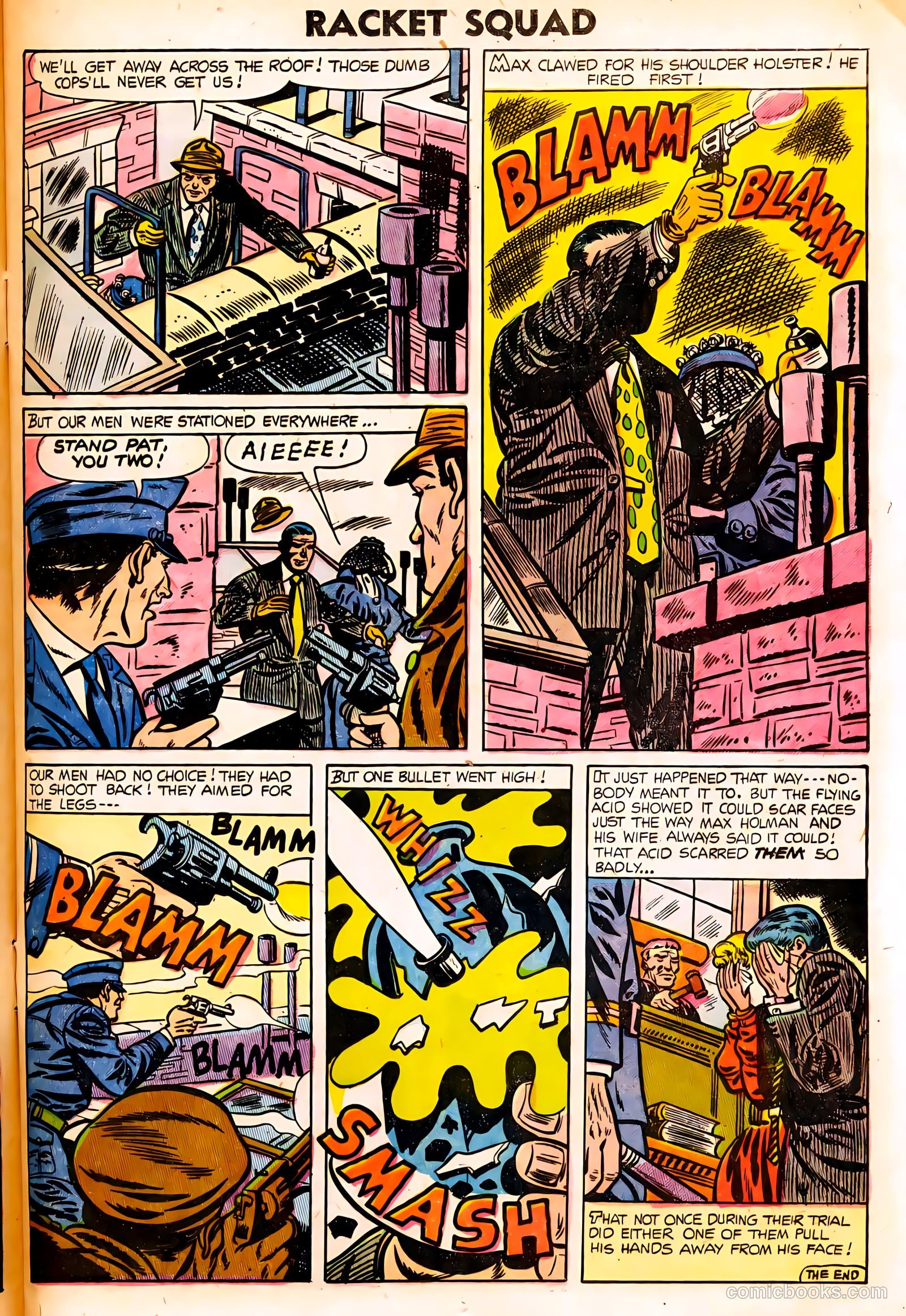 Racket Squad in Action #13 (1954) — page 13 of 36