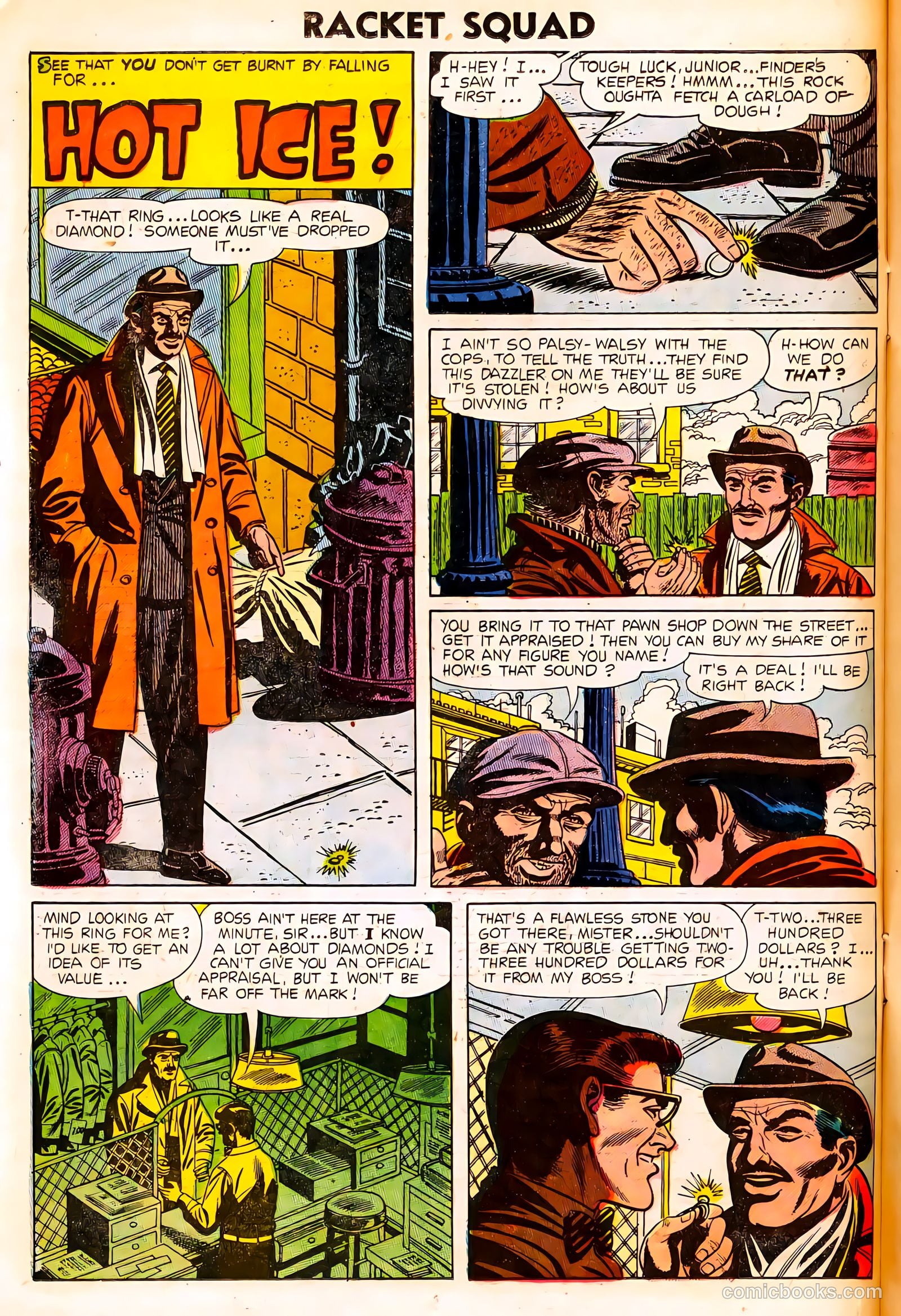 Racket Squad in Action #13 (1954) — page 14 of 36