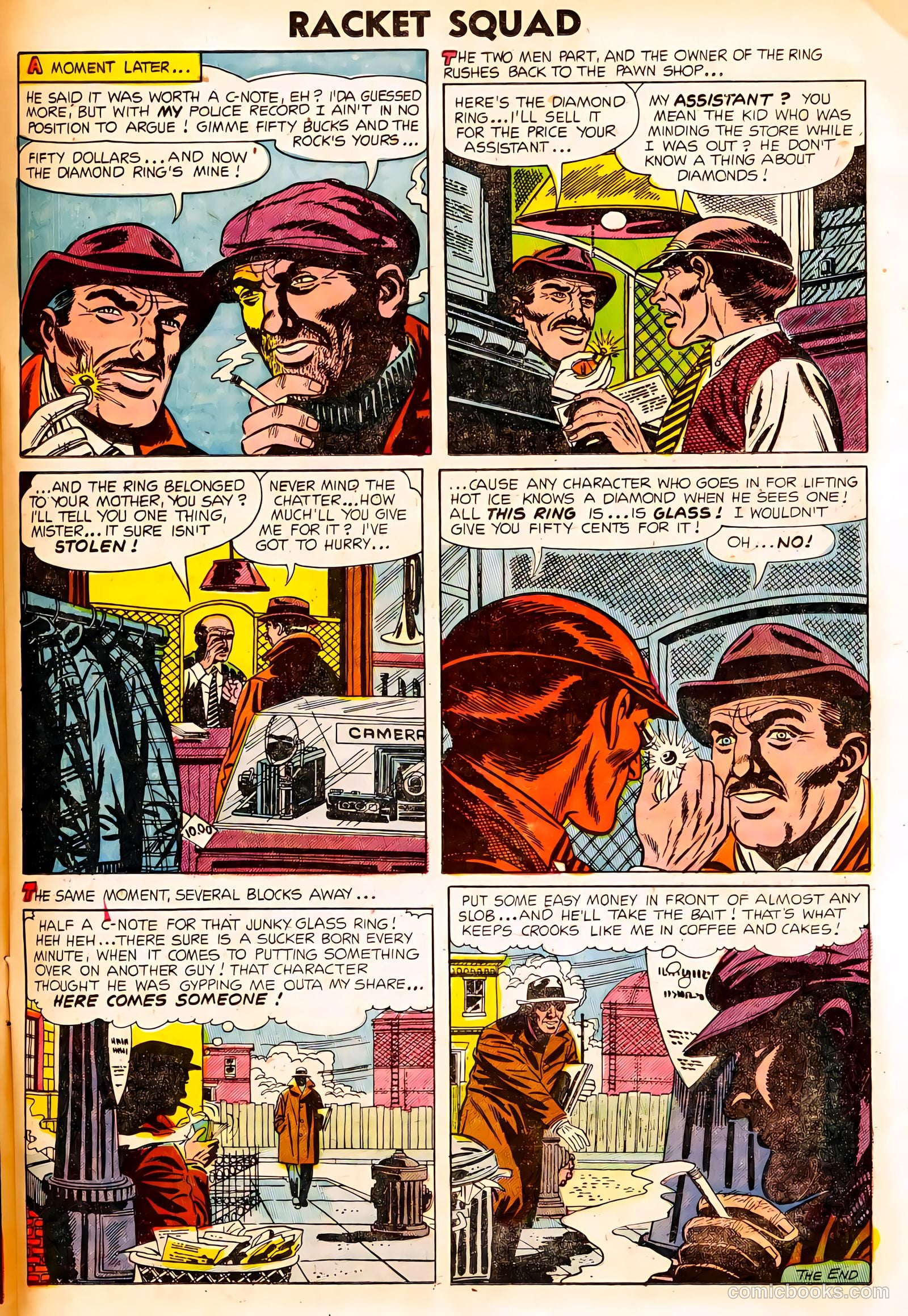 Racket Squad in Action #13 (1954) — page 15 of 36