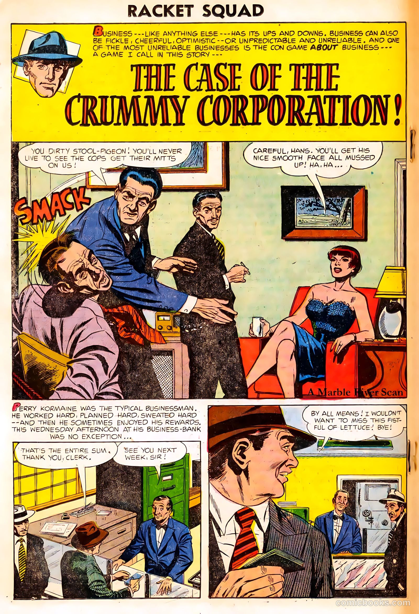 Racket Squad in Action #13 (1954) — page 18 of 36