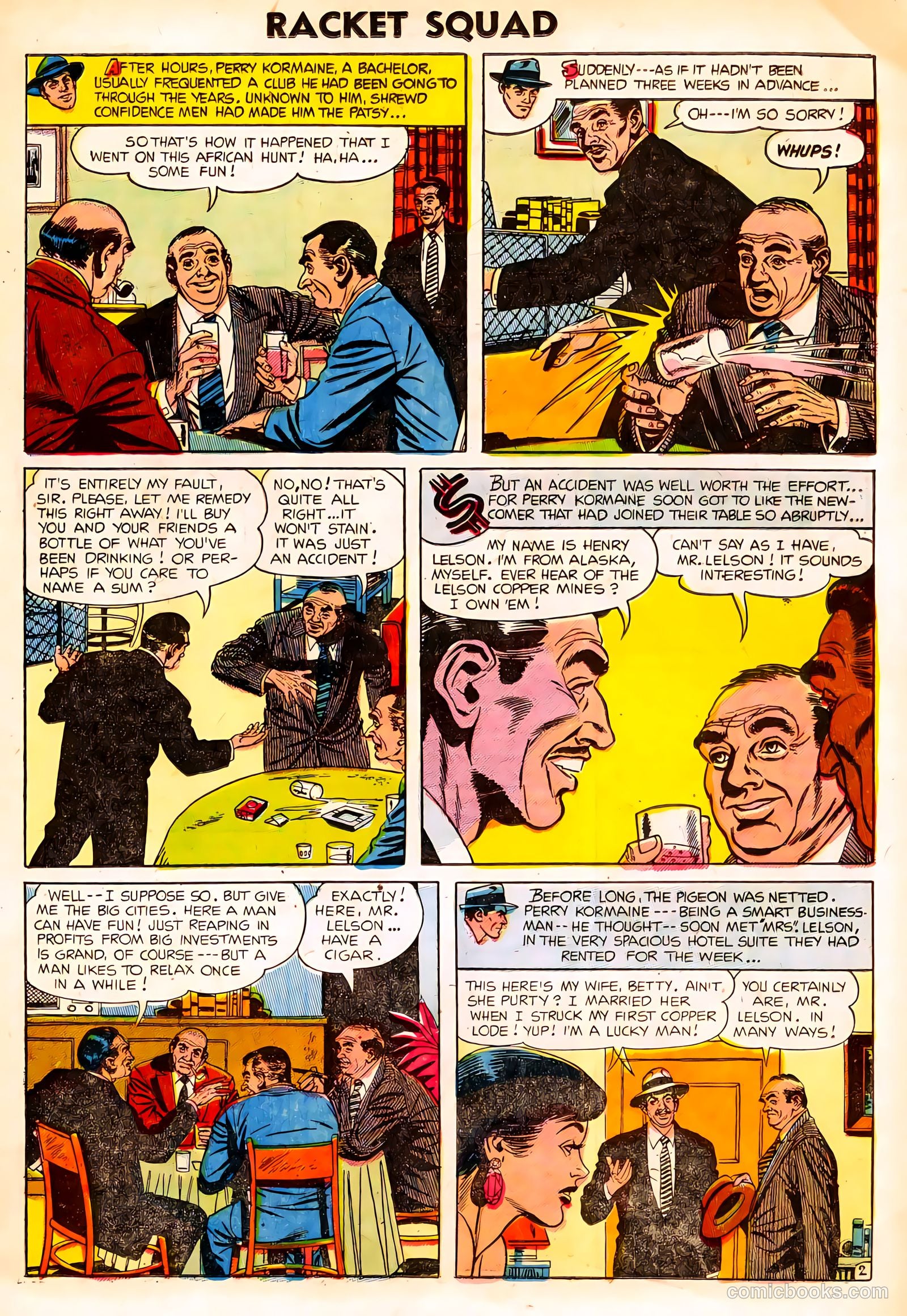 Racket Squad in Action #13 (1954) — page 19 of 36