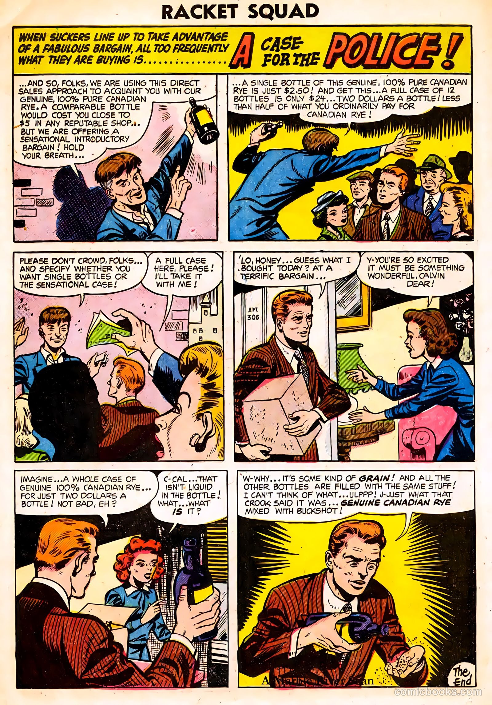 Racket Squad in Action #13 (1954) — page 24 of 36