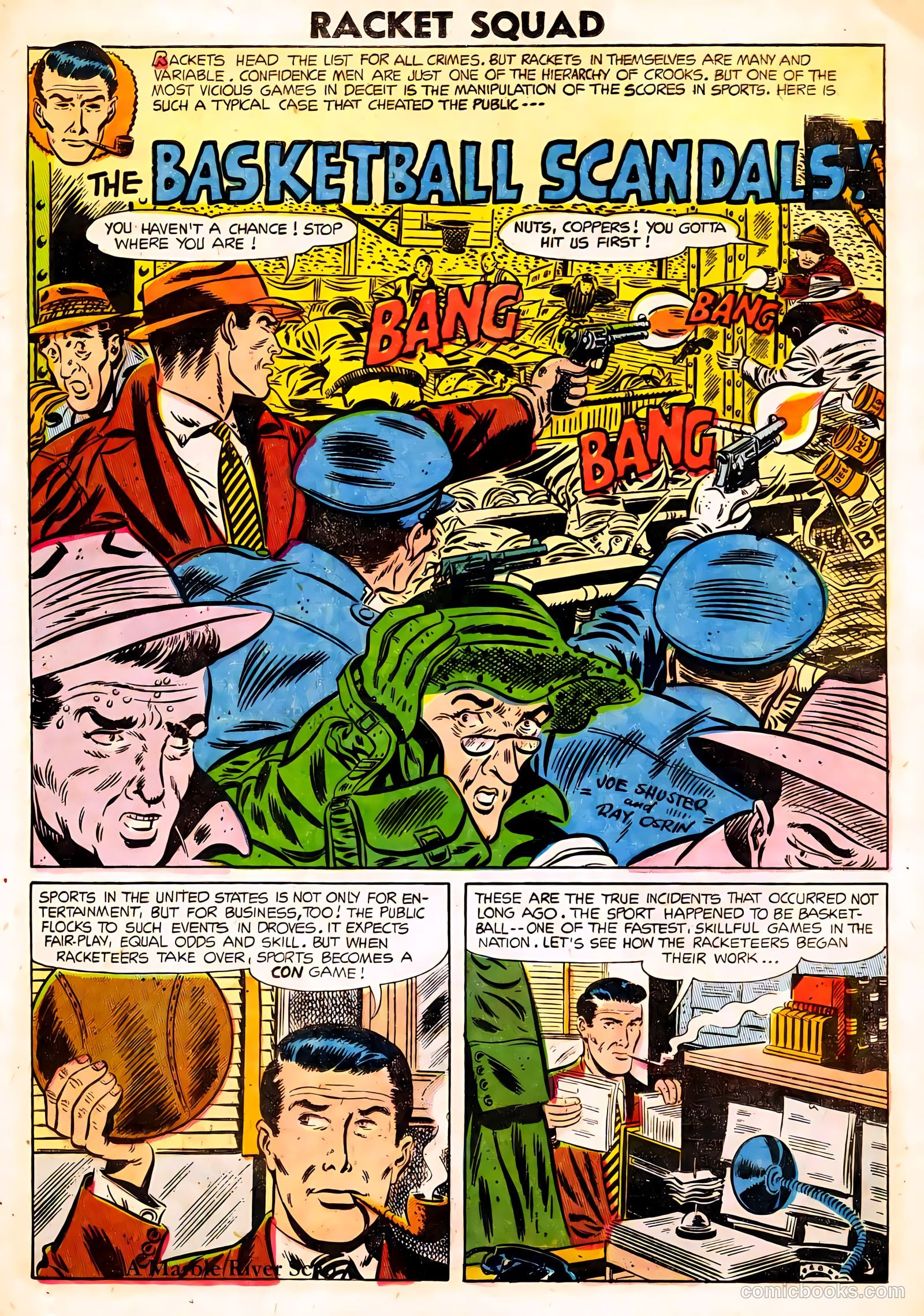 Racket Squad in Action #13 (1954) — page 25 of 36