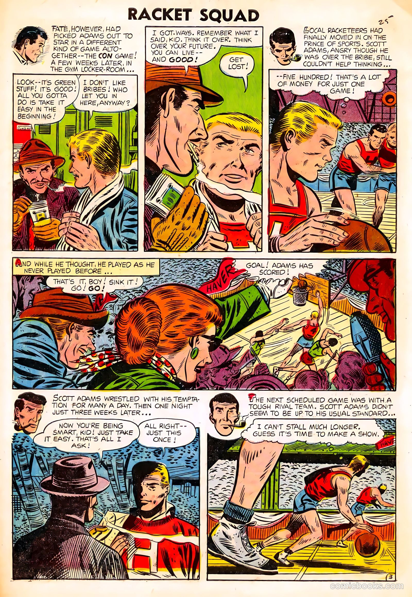 Racket Squad in Action #13 (1954) — page 27 of 36