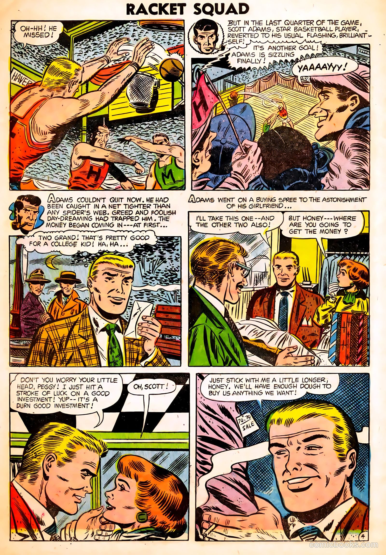 Racket Squad in Action #13 (1954) — page 28 of 36