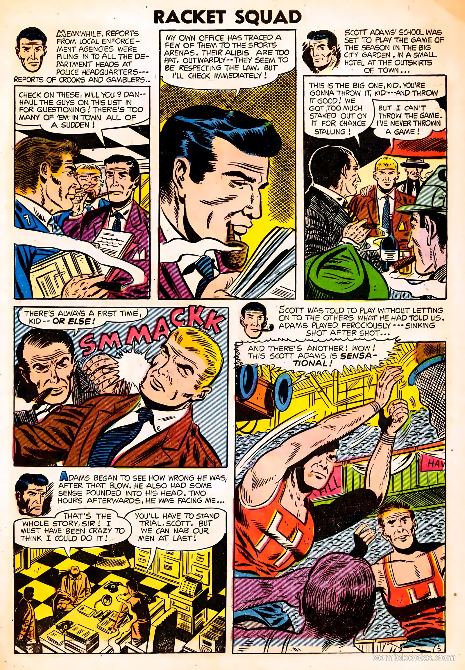 Racket Squad in Action #13 (1954) — page 29 of 36