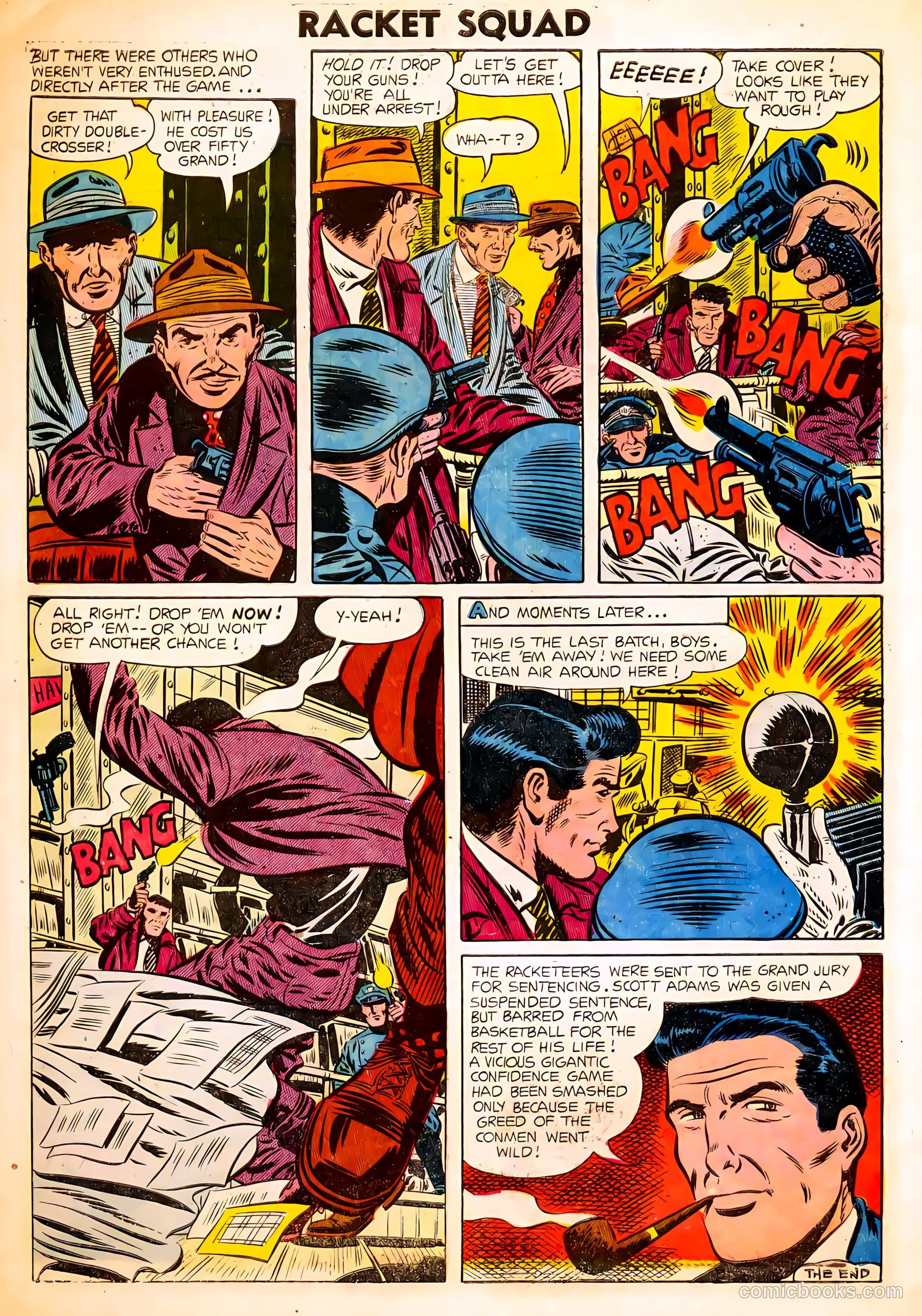 Racket Squad in Action #13 (1954) — page 30 of 36