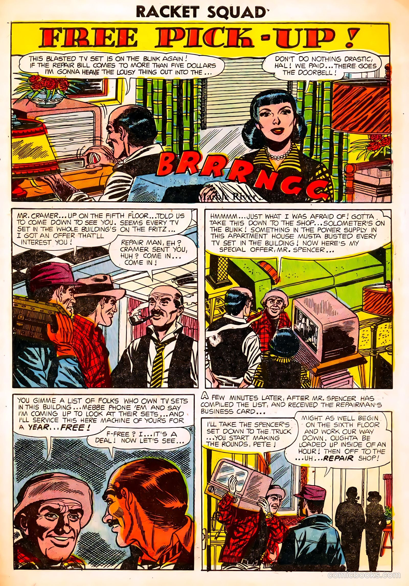 Racket Squad in Action #13 (1954) — page 31 of 36