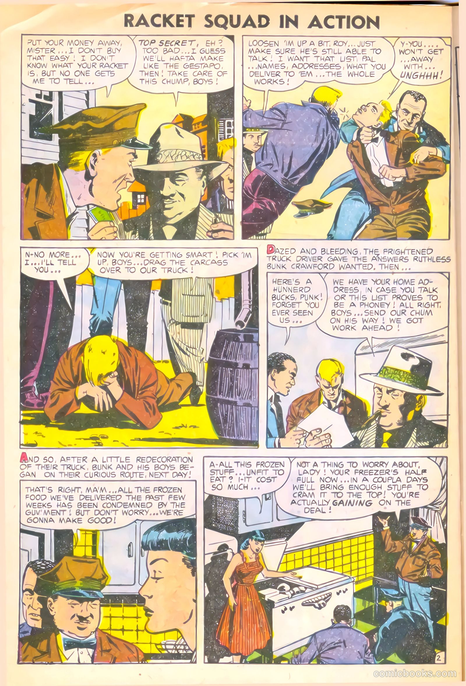 Racket Squad in Action #14 (1955) — page 4 of 36
