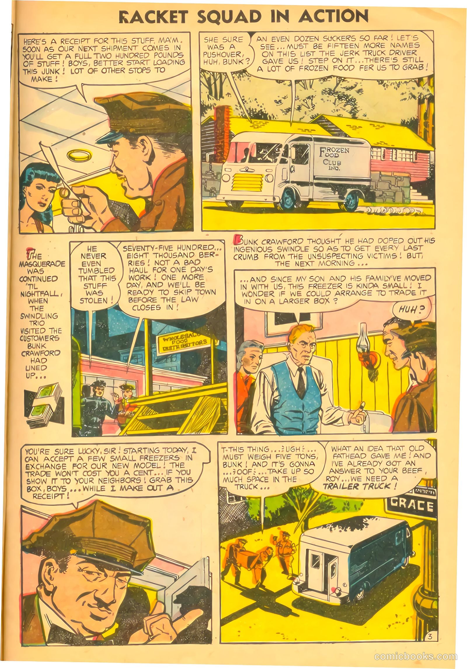 Racket Squad in Action #14 (1955) — page 5 of 36