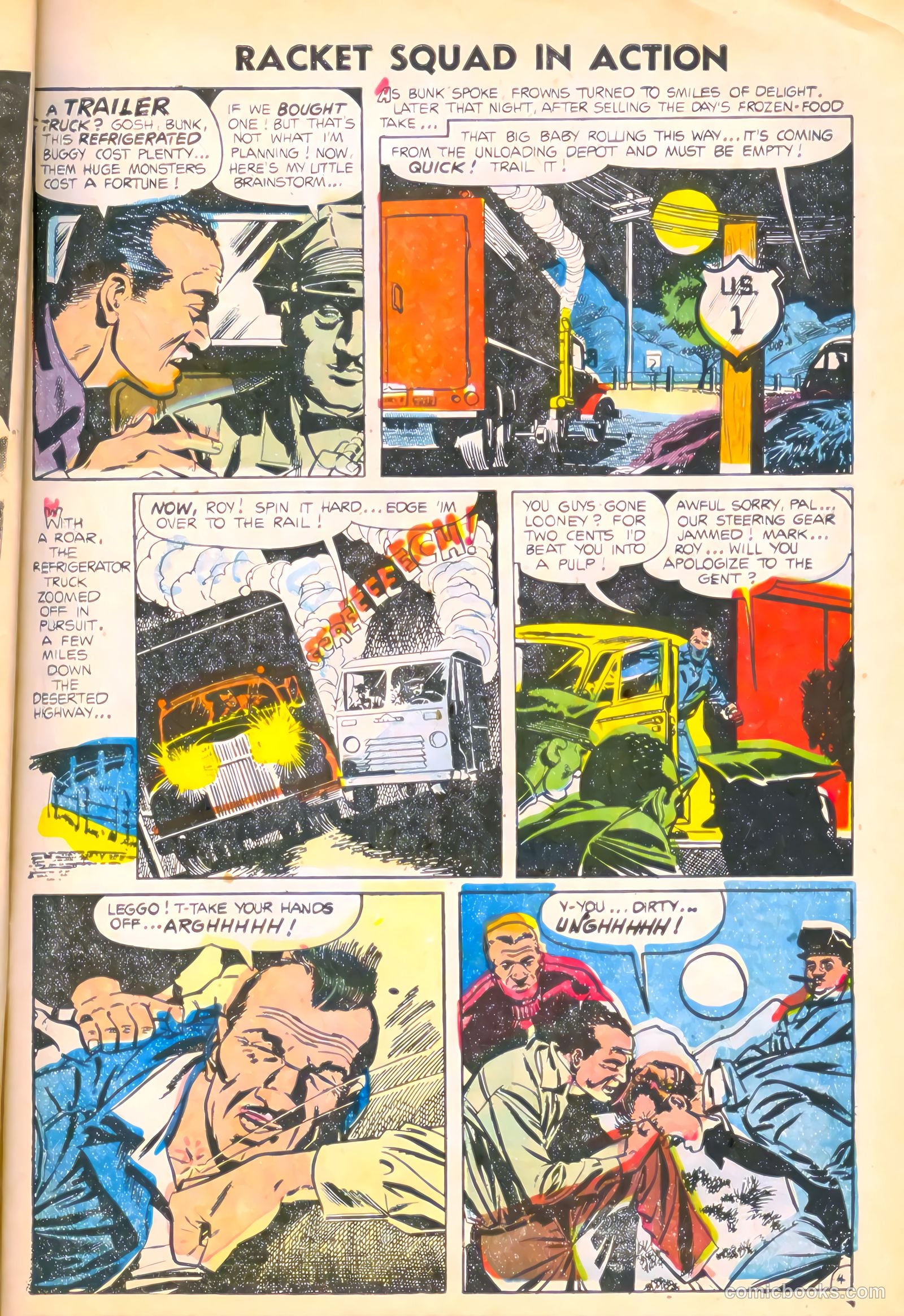 Racket Squad in Action #14 (1955) — page 7 of 36